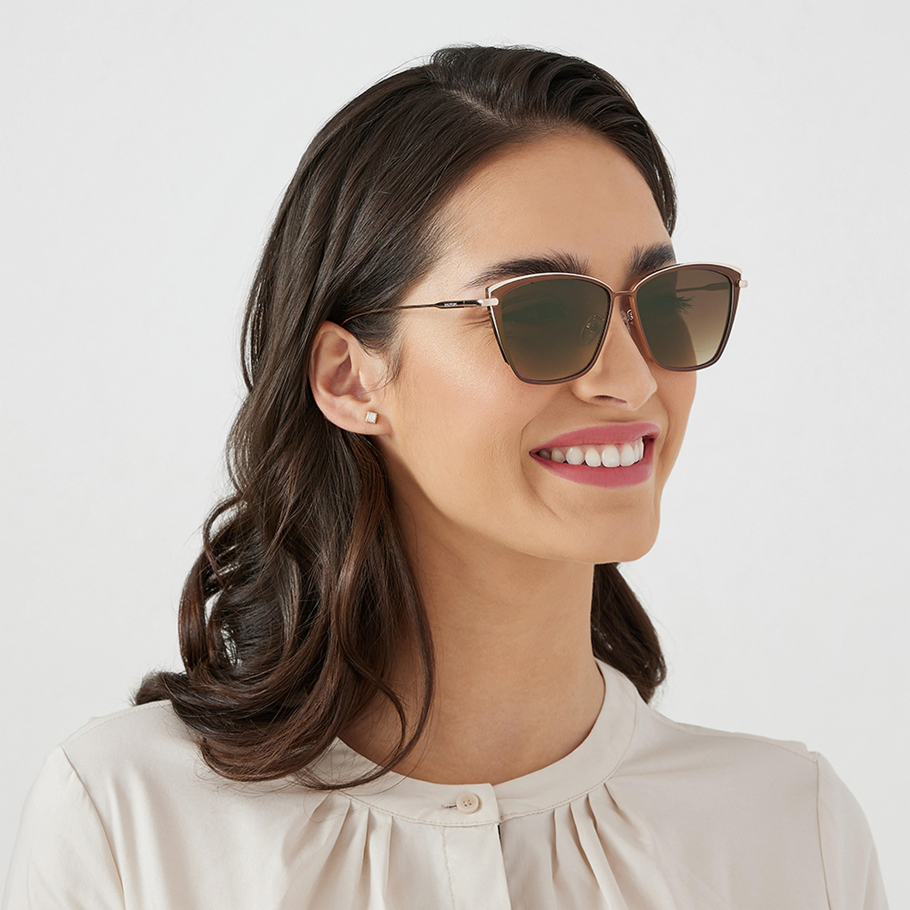 30Sundays SUPER CHIC  Brown Lens 57 mm Cat Eye Sunglasses -women-sunglasses-image-5