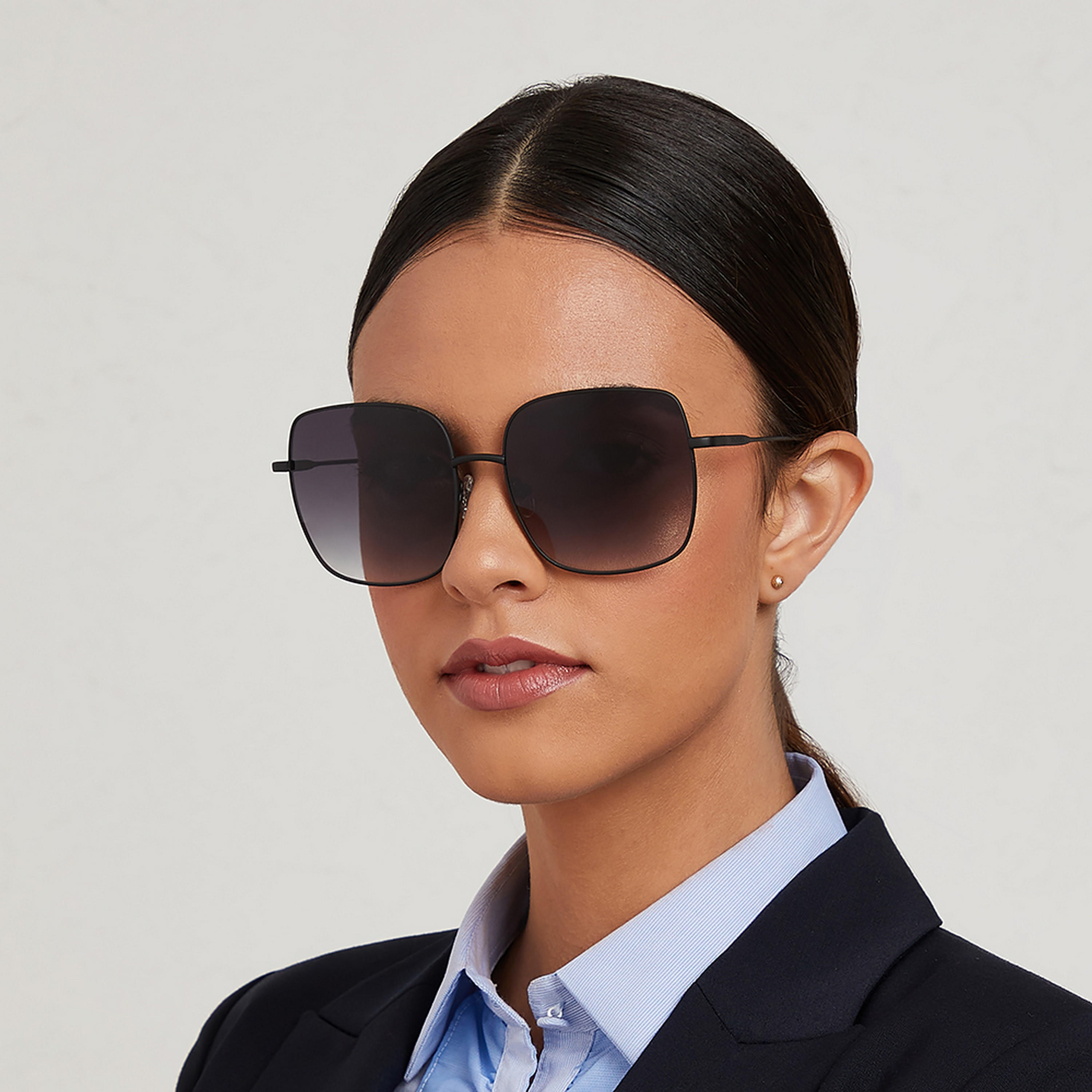 30Sundays Women Black Lens 59 mm Oversized Sunglasses | 30S-000120-0101-women-sunglasses-image-5