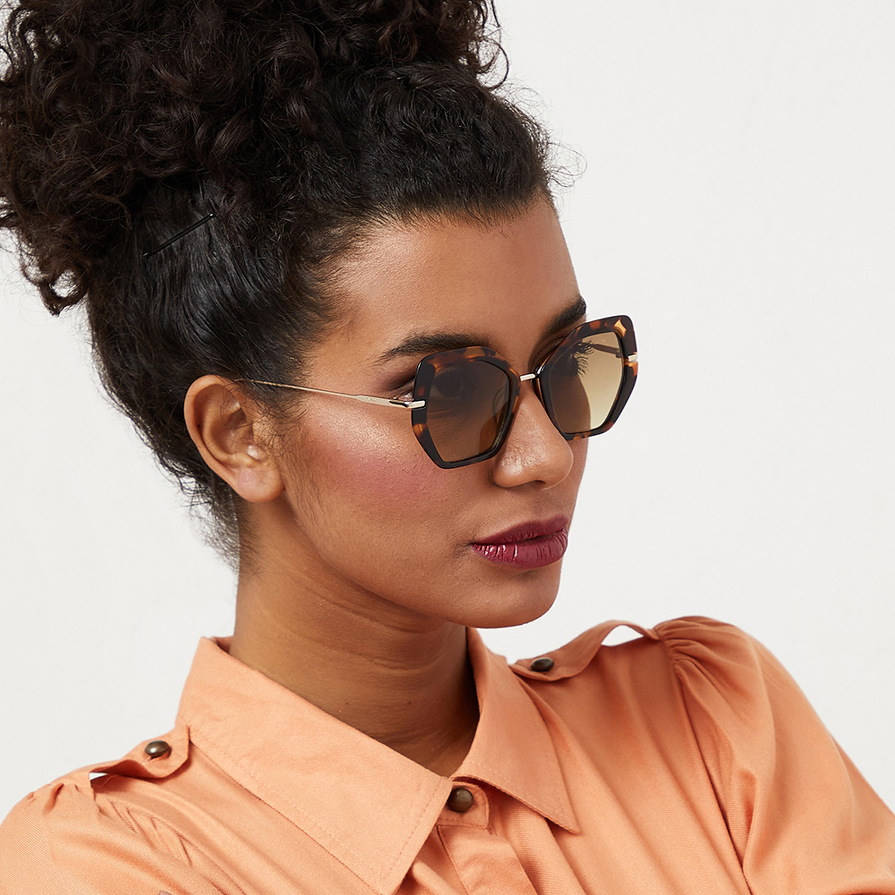 30Sundays Women Green Lens 48 mm Cat Eye Sunglasses | 30S-000121-2904-women-sunglasses-image-5