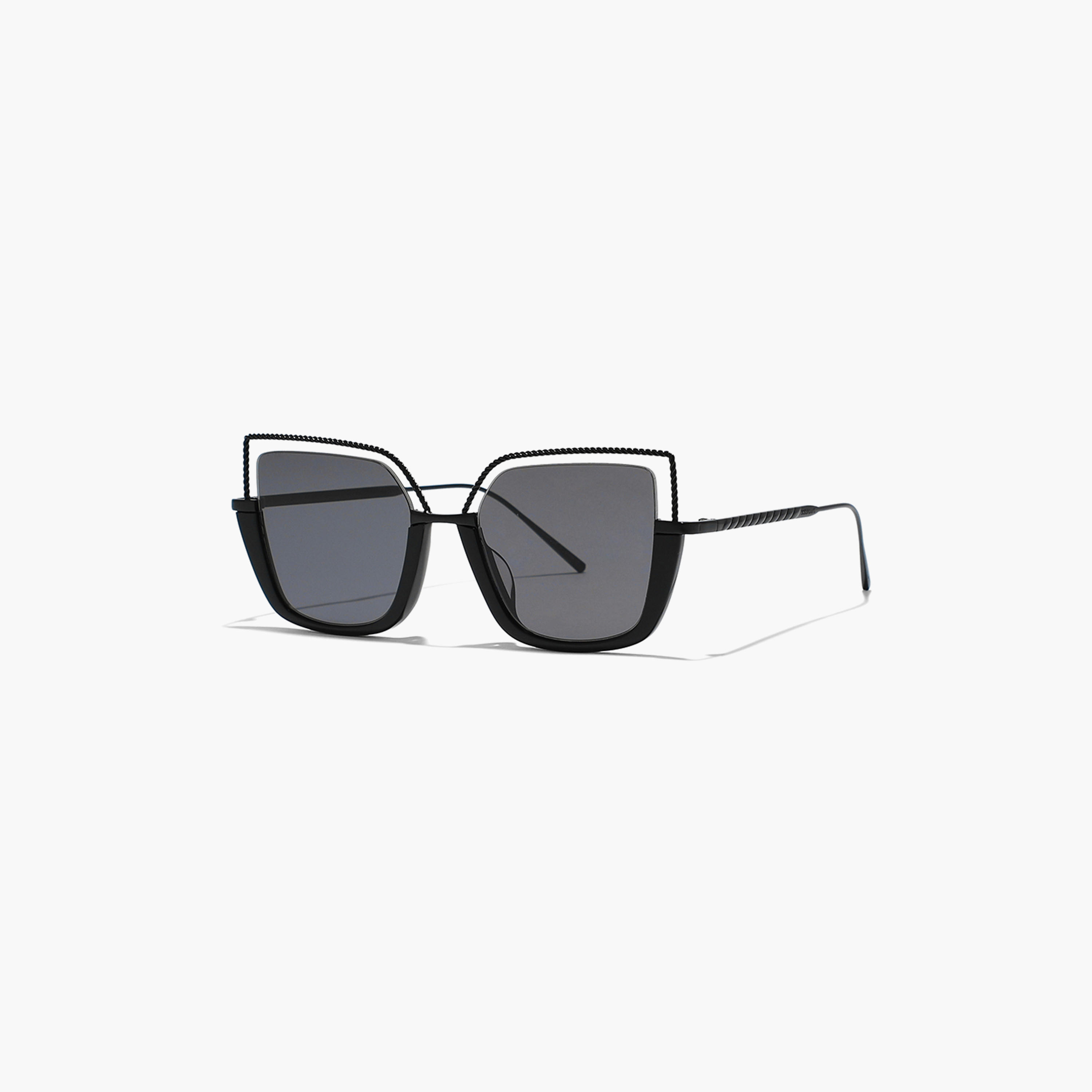 نظارة شمسية بعدسات رمادية ذات كات آي من 30 ساندايز بوجي مع 54 مم -women-sunglasses-image-1