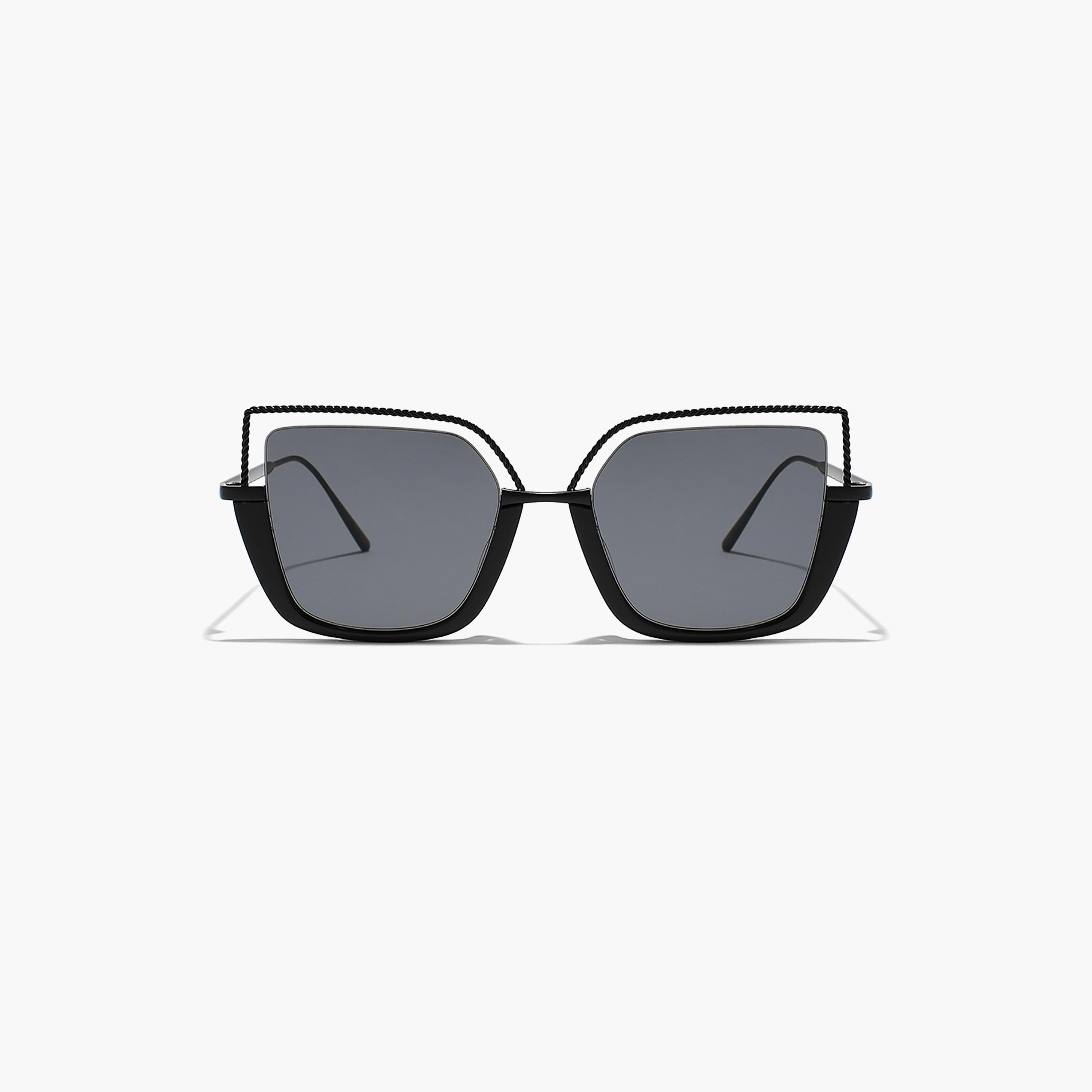 نظارة شمسية بعدسات رمادية ذات كات آي من 30 ساندايز بوجي مع 54 مم -women-sunglasses-image-2