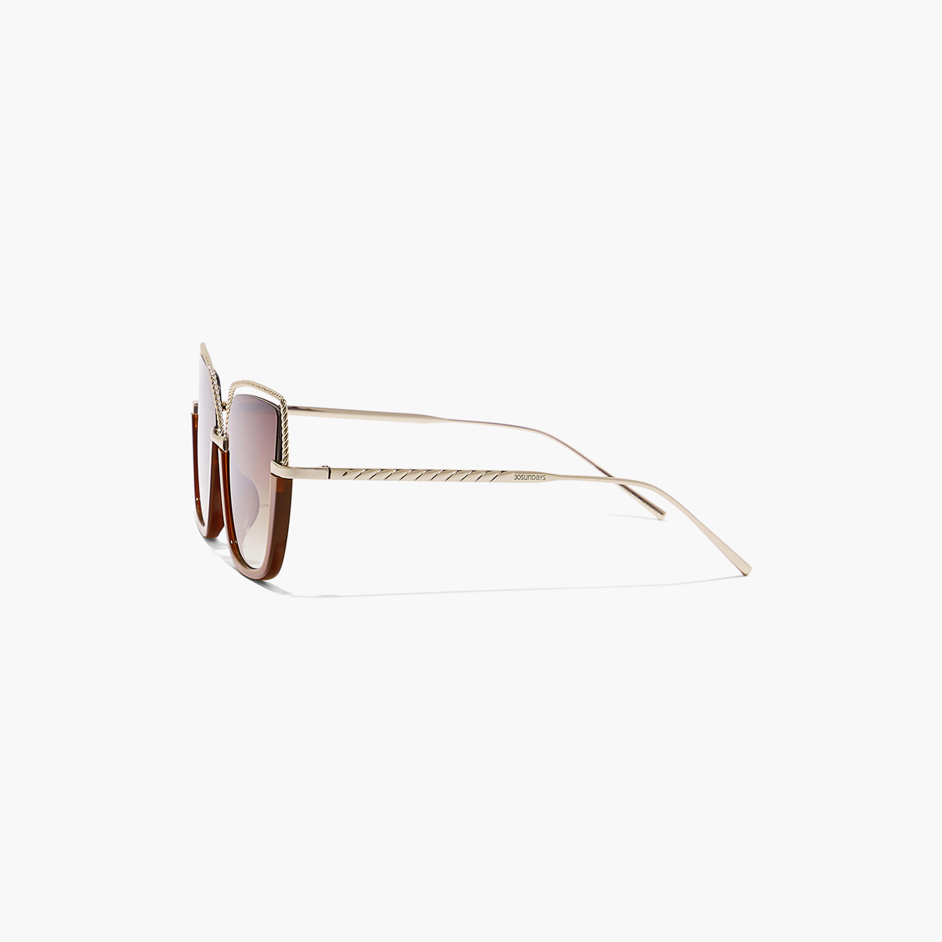 نظارة شمسية بعدسات بنية ذات كات آي من 30 ساندايز بوجي مع 54 مم -women-sunglasses-image-3