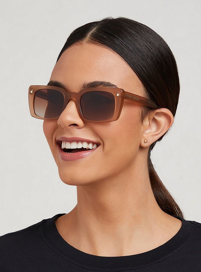 30Sundays THAT'S WOW Brown Lens 51 mm Rectangle Sunglasses -women-sunglasses-image-6