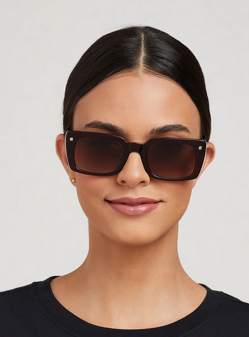 نظارة شمسية بعدسات بنية مستطيلة من 30 ساندايز ثاتس واو مع 51 مم -women-sunglasses-image-4