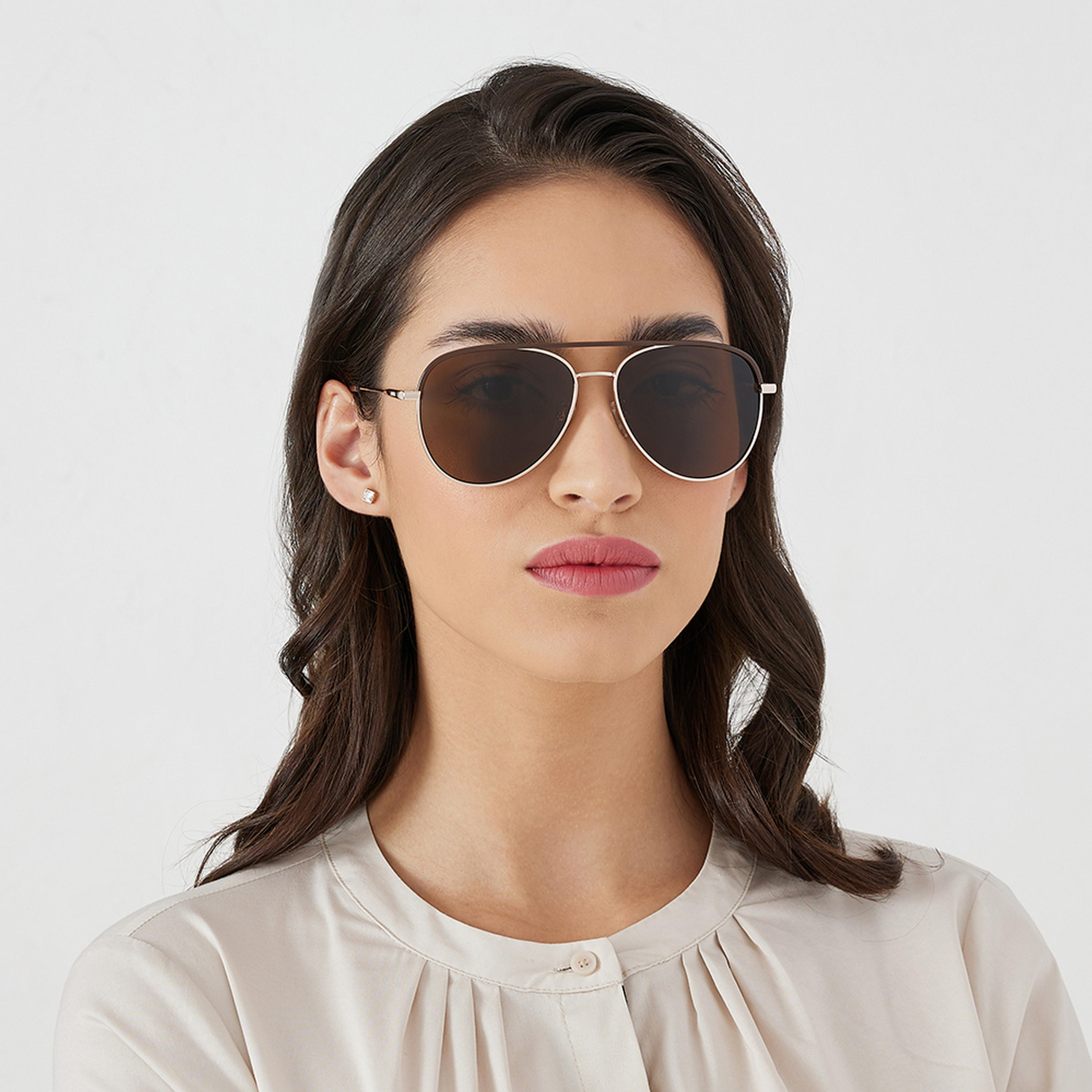 30Sundays MAVERICK  Brown Lens 58 mm Aviator Sunglasses -men-sunglasses-image-4