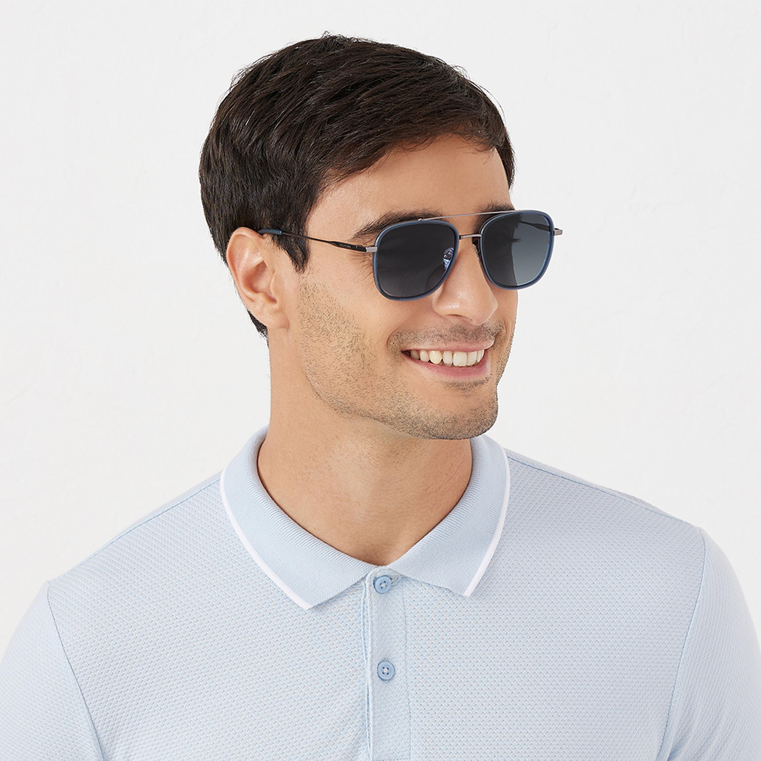 30Sundays SQUARED AWAY  Blue Lens 55 mm Navigator Sunglasses -men-sunglasses-image-5