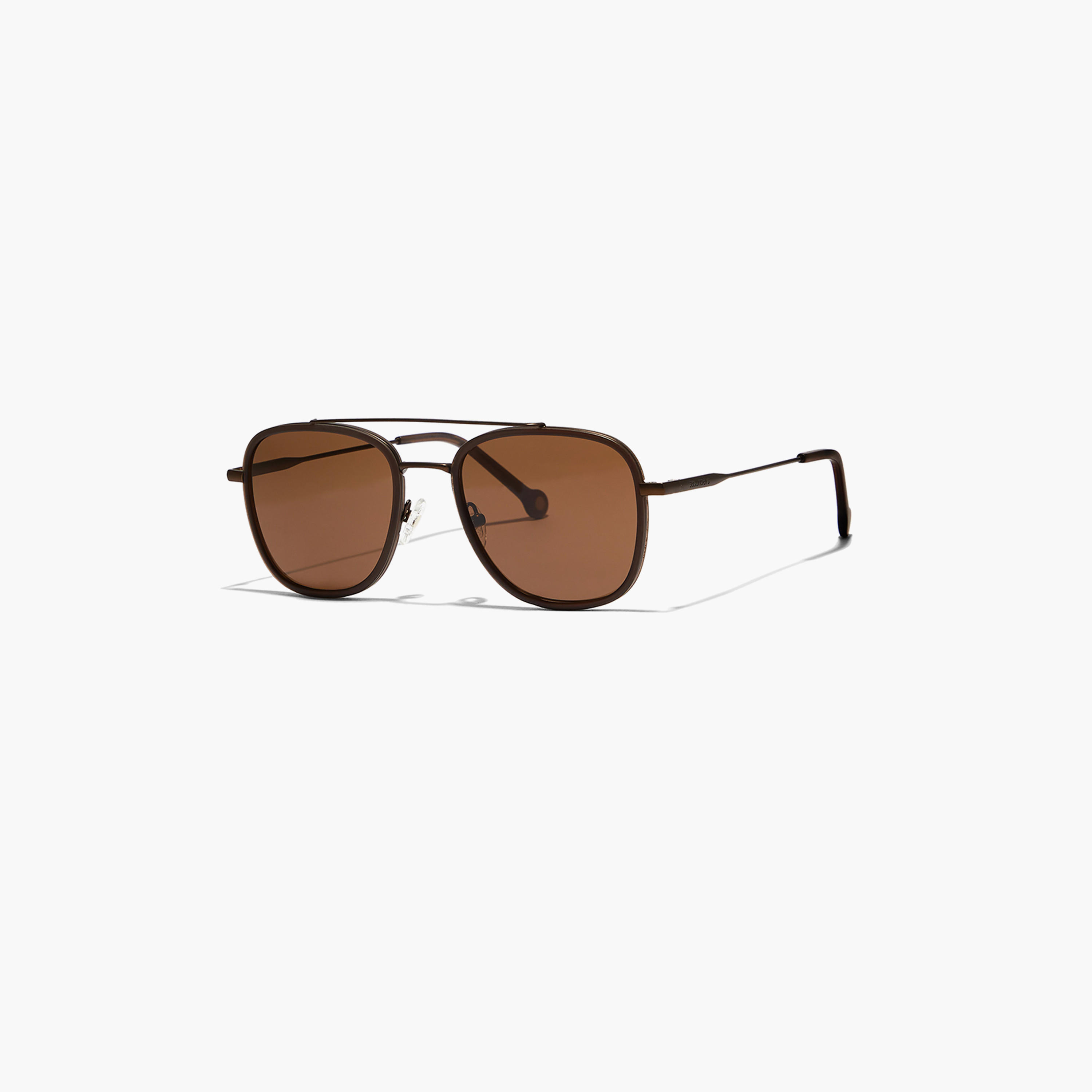 30Sundays SQUARED AWAY  Brown Lens 55 mm Navigator Sunglasses -men-sunglasses-image-1