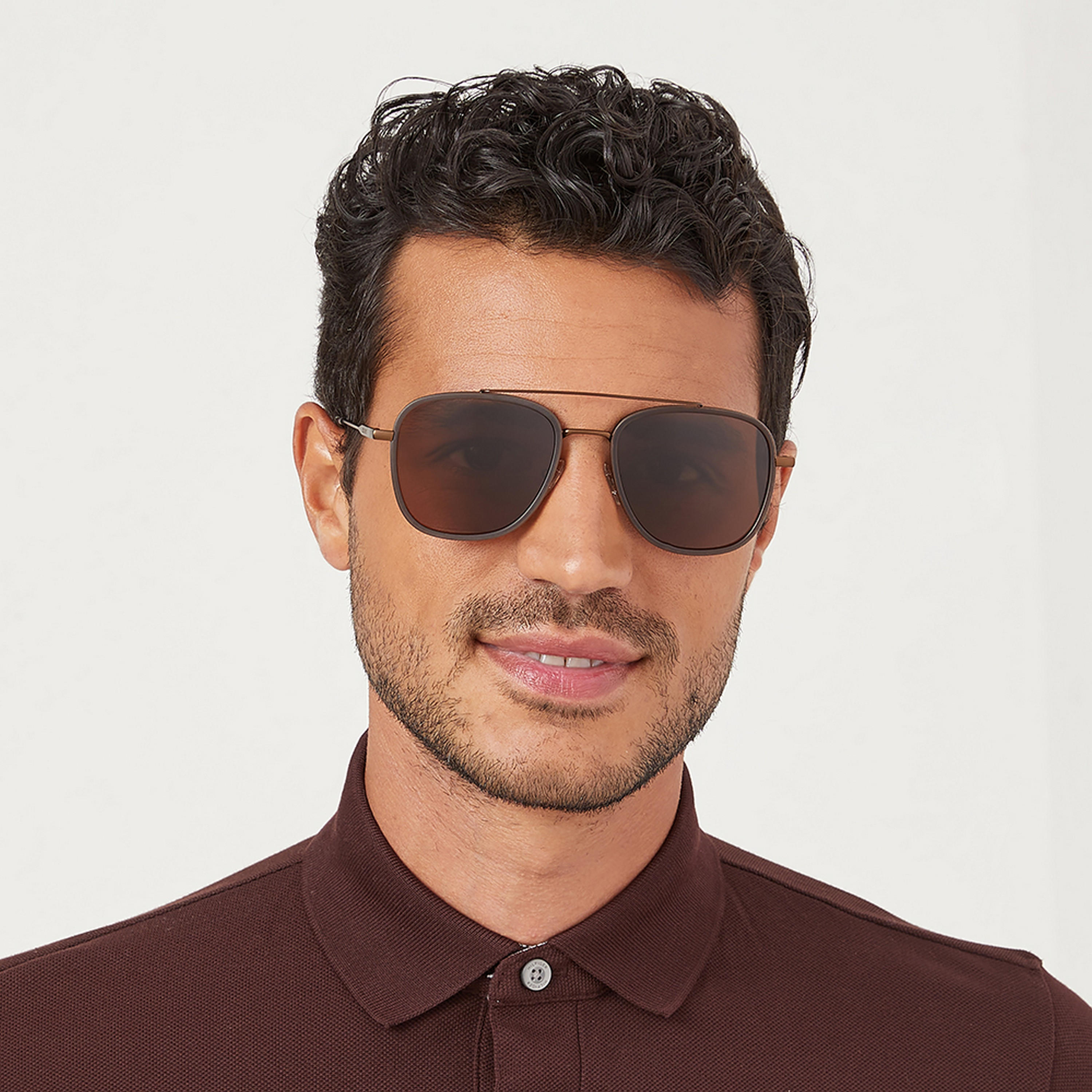 30Sundays SQUARED AWAY  Brown Lens 55 mm Navigator Sunglasses -men-sunglasses-image-4