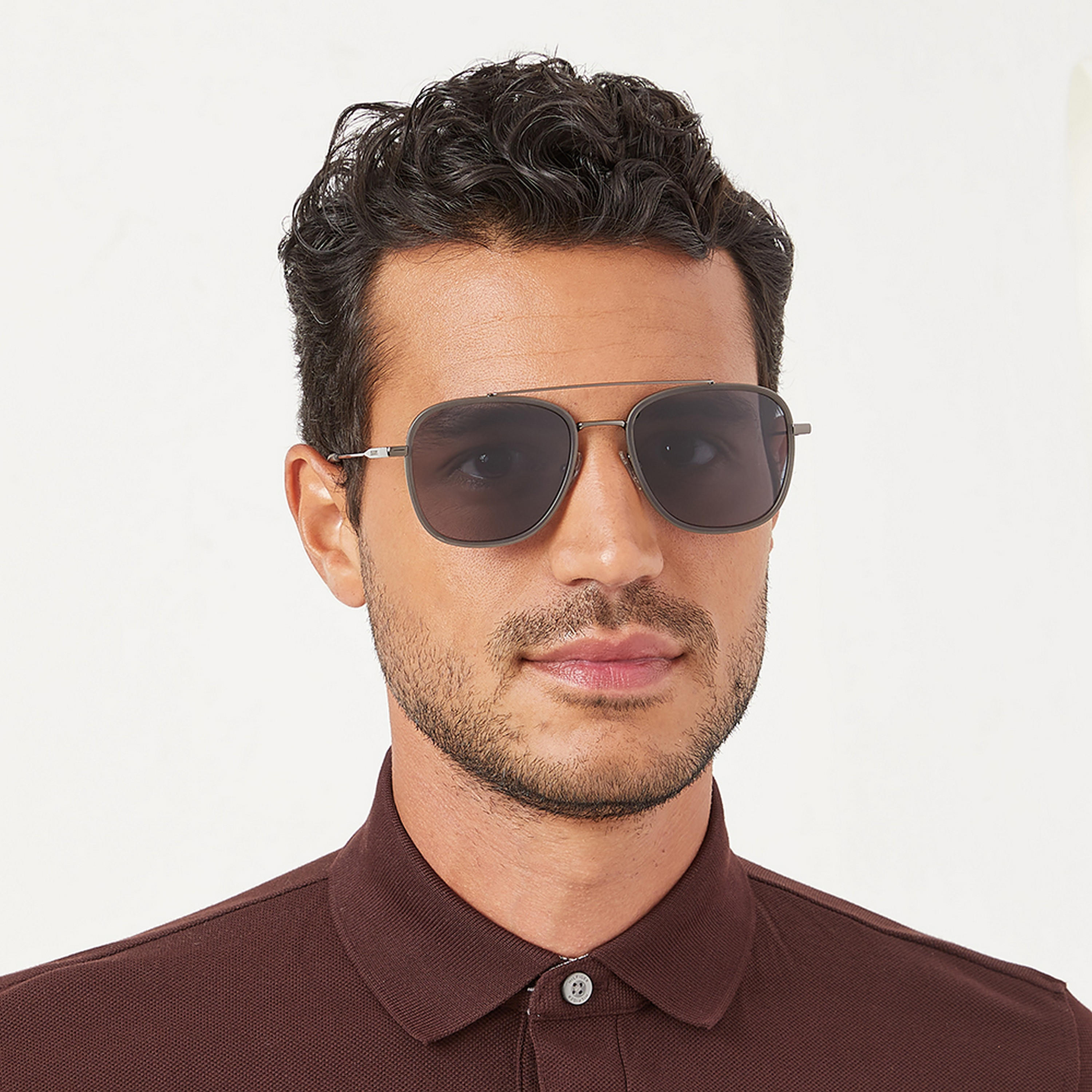 نظارة شمسية بعدسات رمادية ذات نافيجيتور من 30 ساندايز سكويرد أواي مع 55 مم -men-sunglasses-image-5