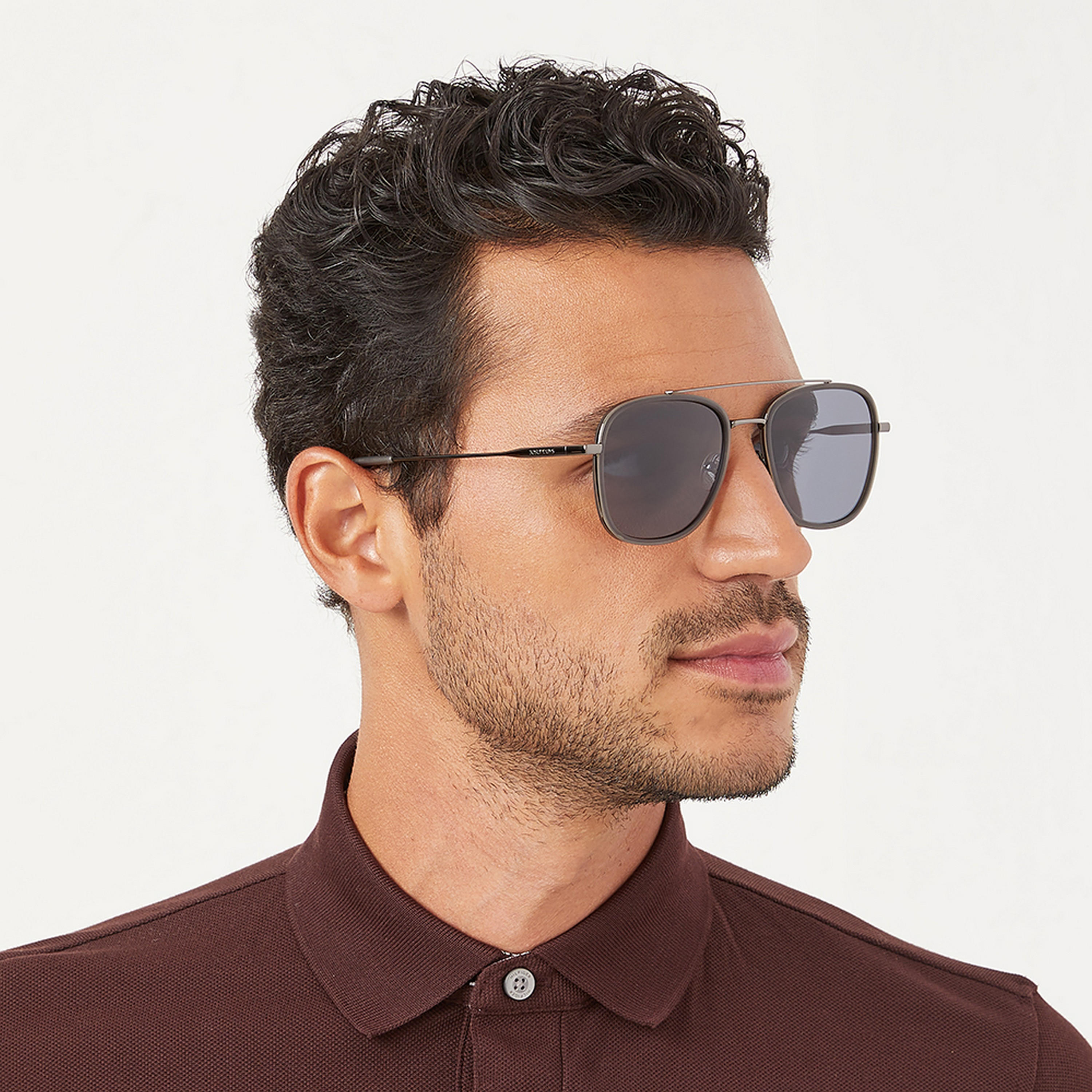 30Sundays SQUARED AWAY  Grey Lens 55 mm Navigator Sunglasses -men-sunglasses-image-6