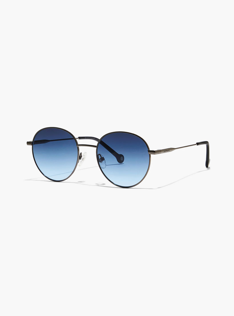 نظارة شمسية بعدسات زرقاء مستديرة من 30 ساندايز تيرن أراوند مع 52 مم -men-sunglasses-image-1
