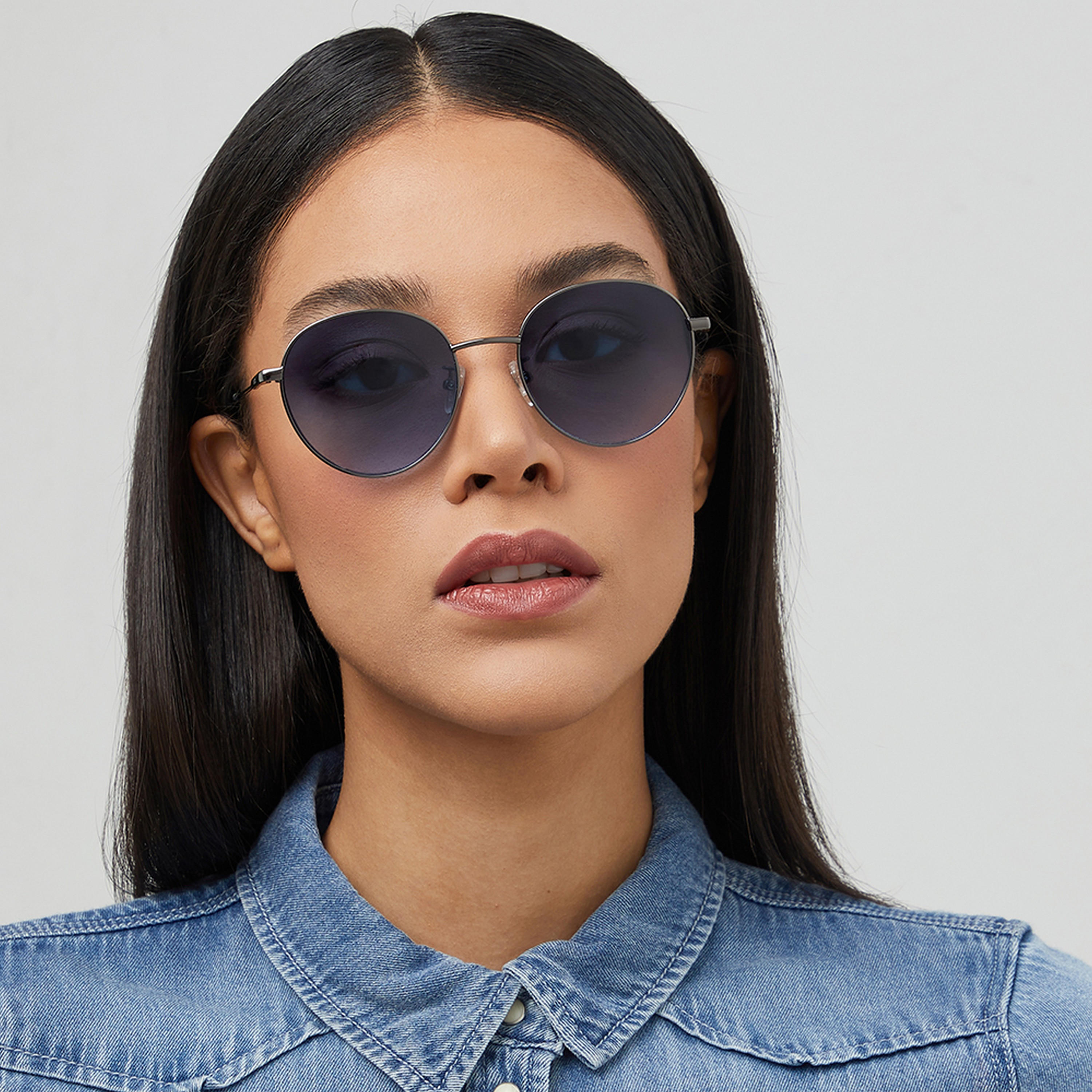 نظارة شمسية بعدسات زرقاء مستديرة من 30 ساندايز تيرن أراوند مع 52 مم -men-sunglasses-image-5