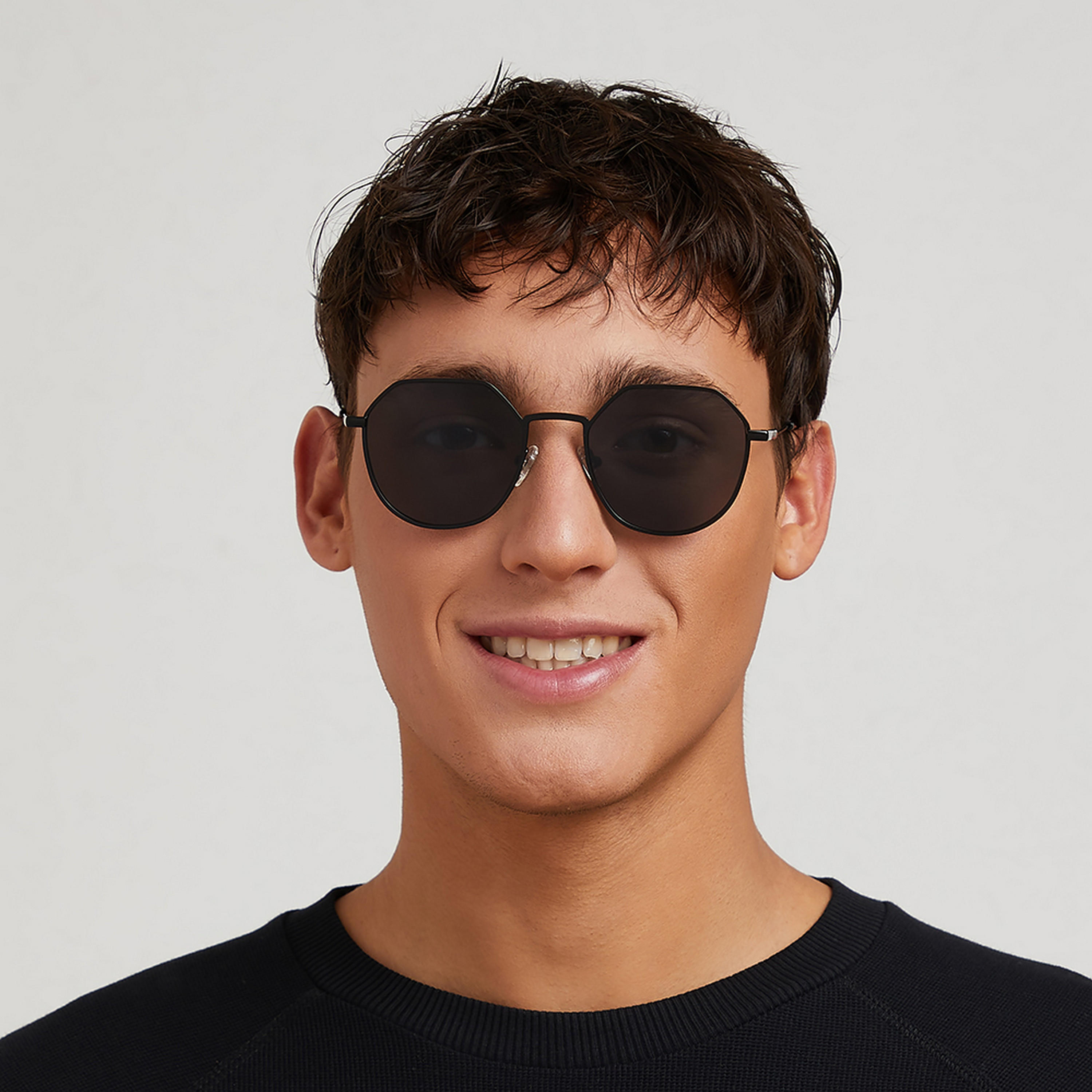 30Sundays TURN UP  Black Lens 52 mm Geometric Sunglasses -men-sunglasses-image-4