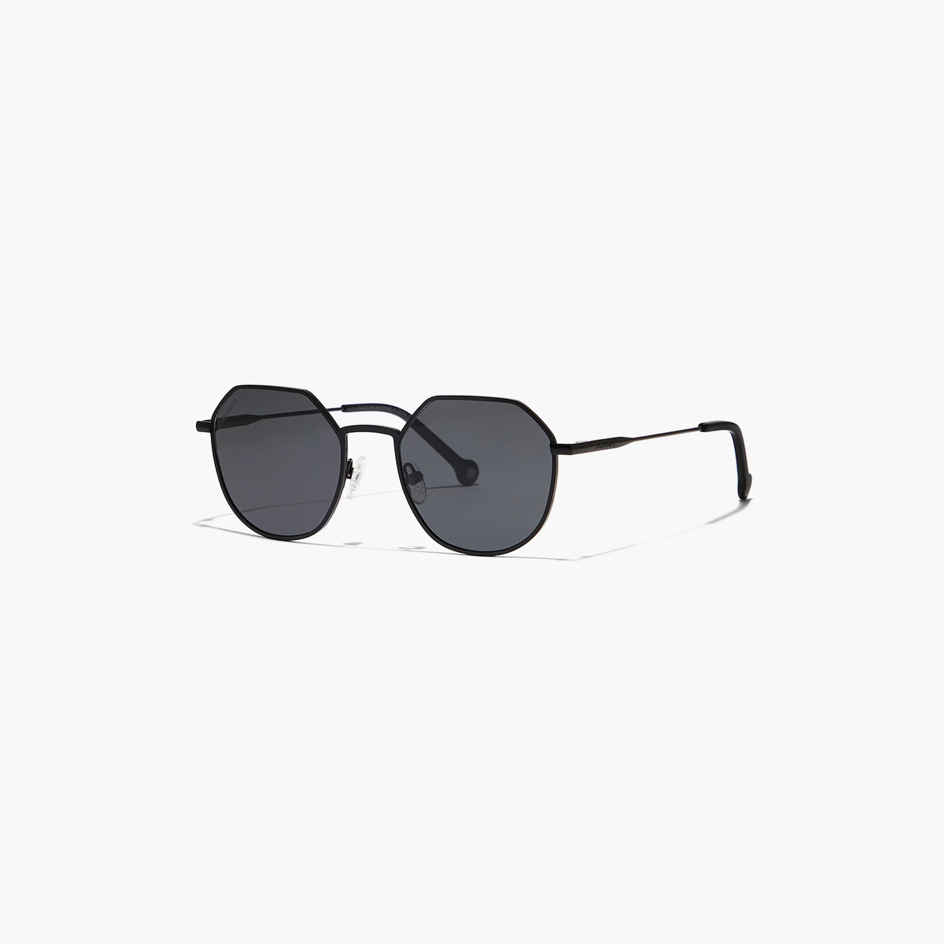 30Sundays TURN UP Polarized  Polarized Black Lens 52 mm Geometric Sunglasses -men-sunglasses-image-1