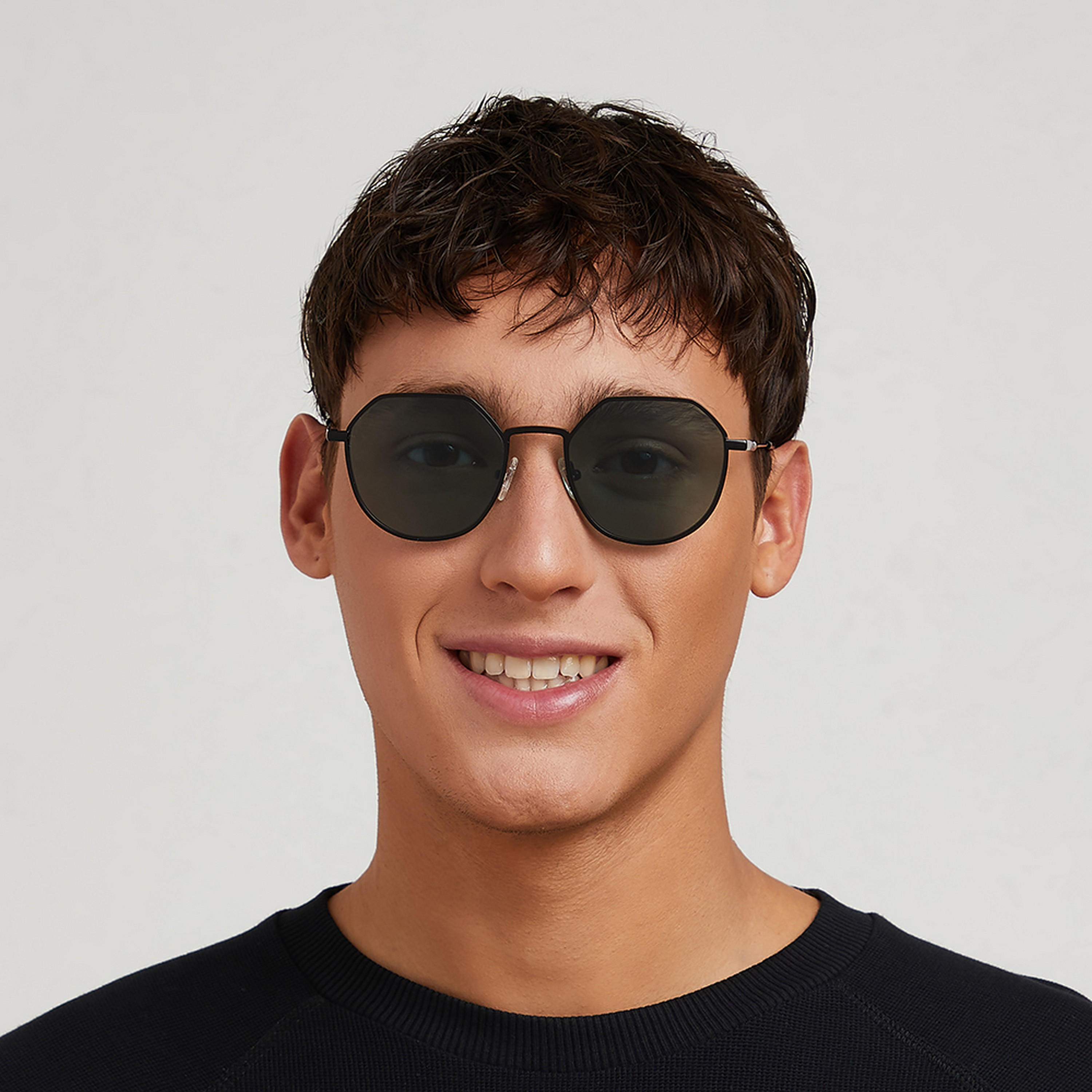 30Sundays Men Green Lens 52 mm Geometric Sunglasses | 30S-000207-0106-men-sunglasses-image-4