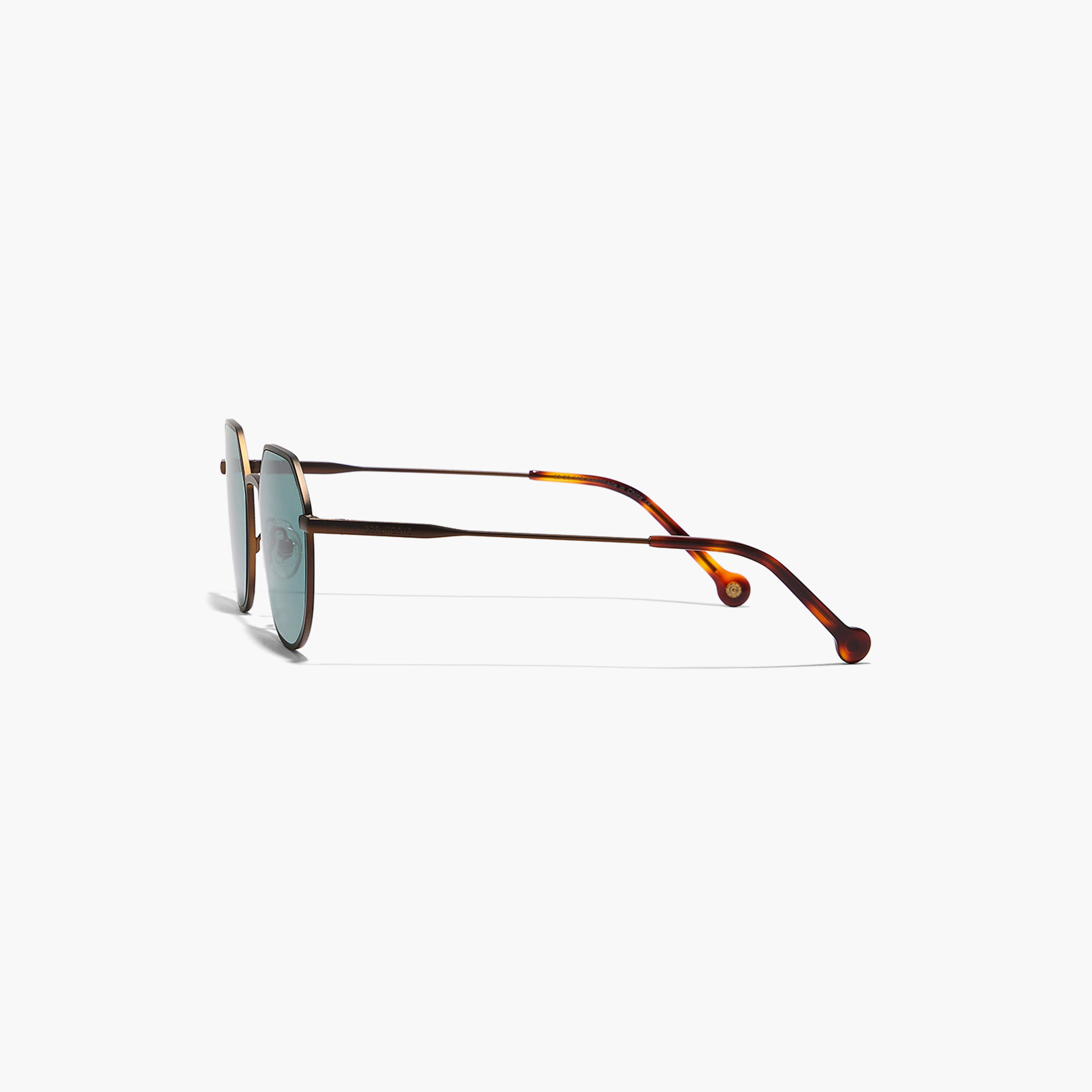 30Sundays Men Green Lens 52 mm Geometric Sunglasses | 30S-000207-0406-men-sunglasses-image-3