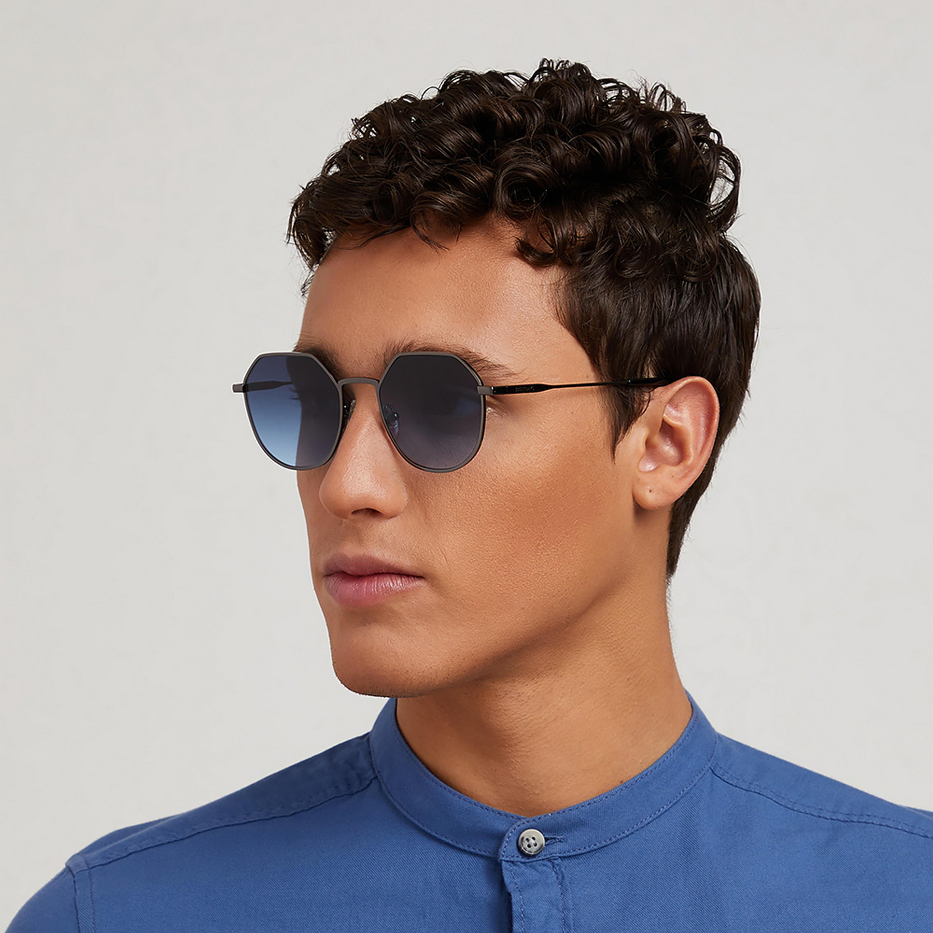 30Sundays TURN UP  Blue Lens 52 mm Geometric Sunglasses -men-sunglasses-image-5