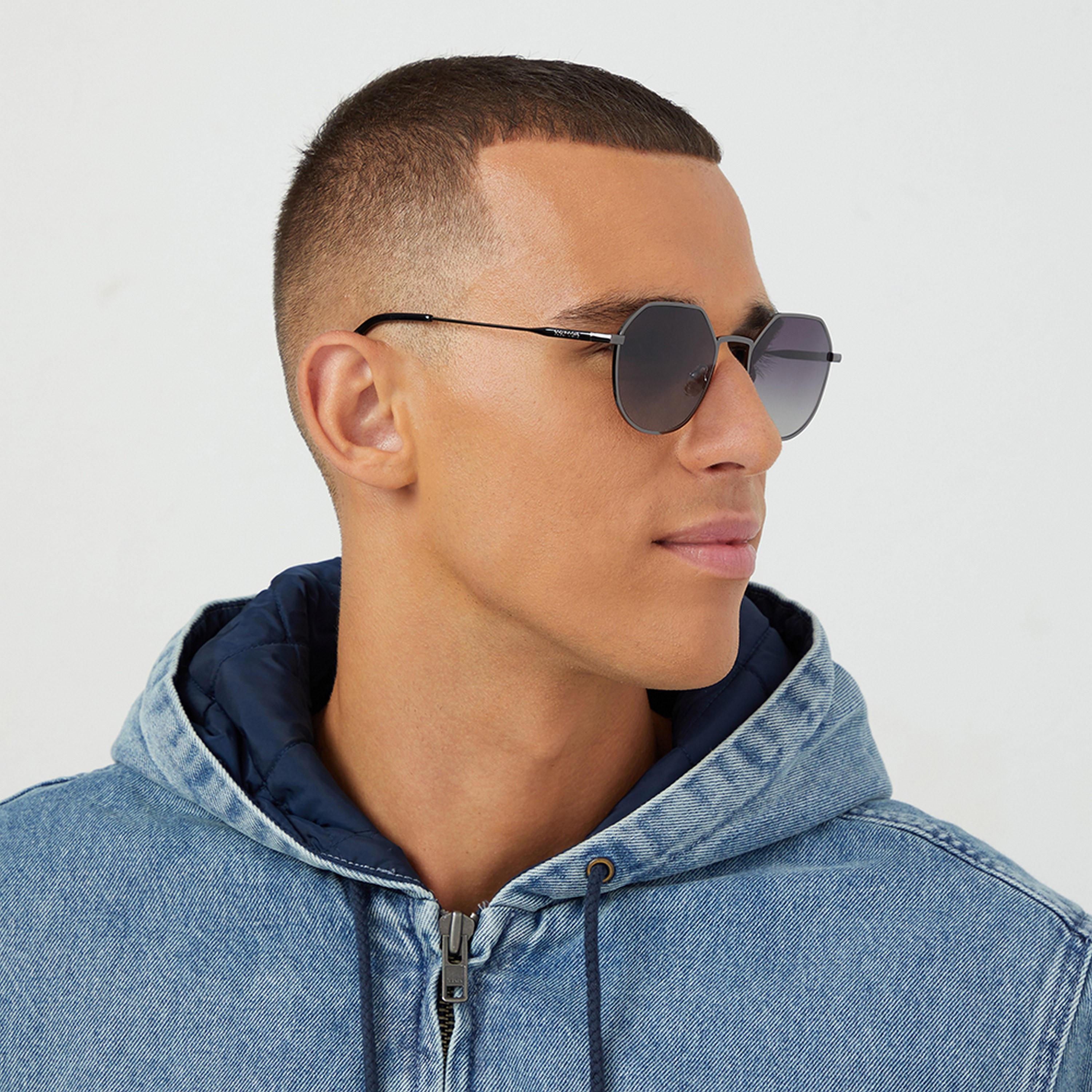 نظارة شمسية بعدسات رمادية ذات هندسية من 30 ساندايز تيرن أب مع 52 مم -men-sunglasses-image-5
