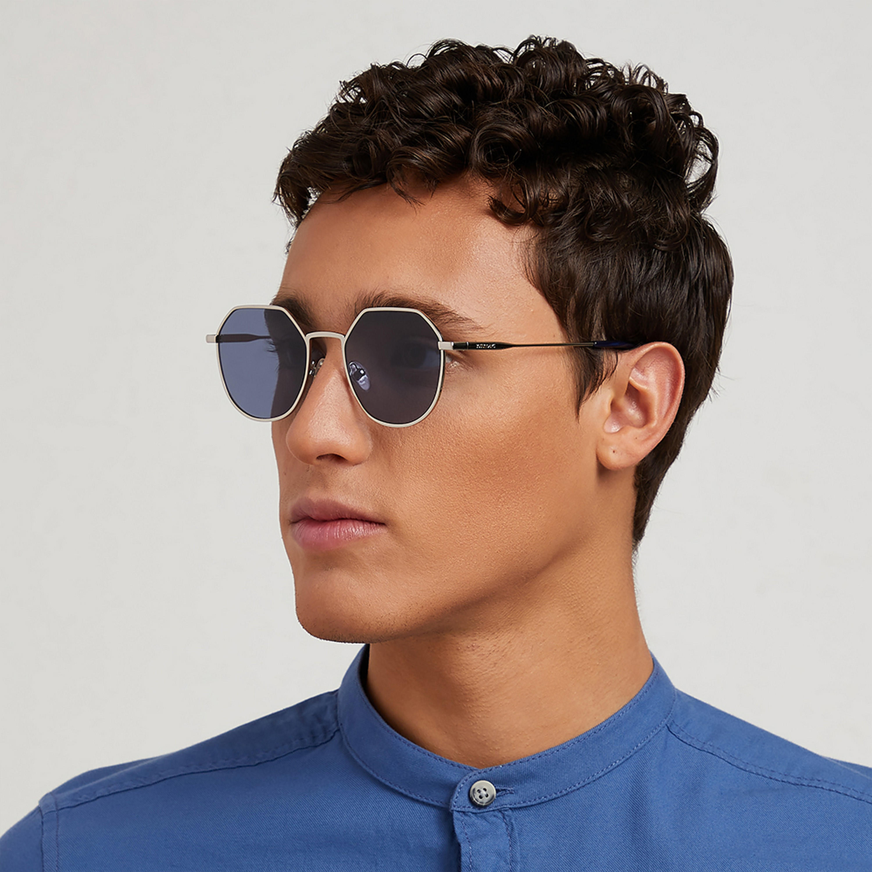 30Sundays TURN UP  Blue Lens 52 mm Geometric Sunglasses -men-sunglasses-image-6