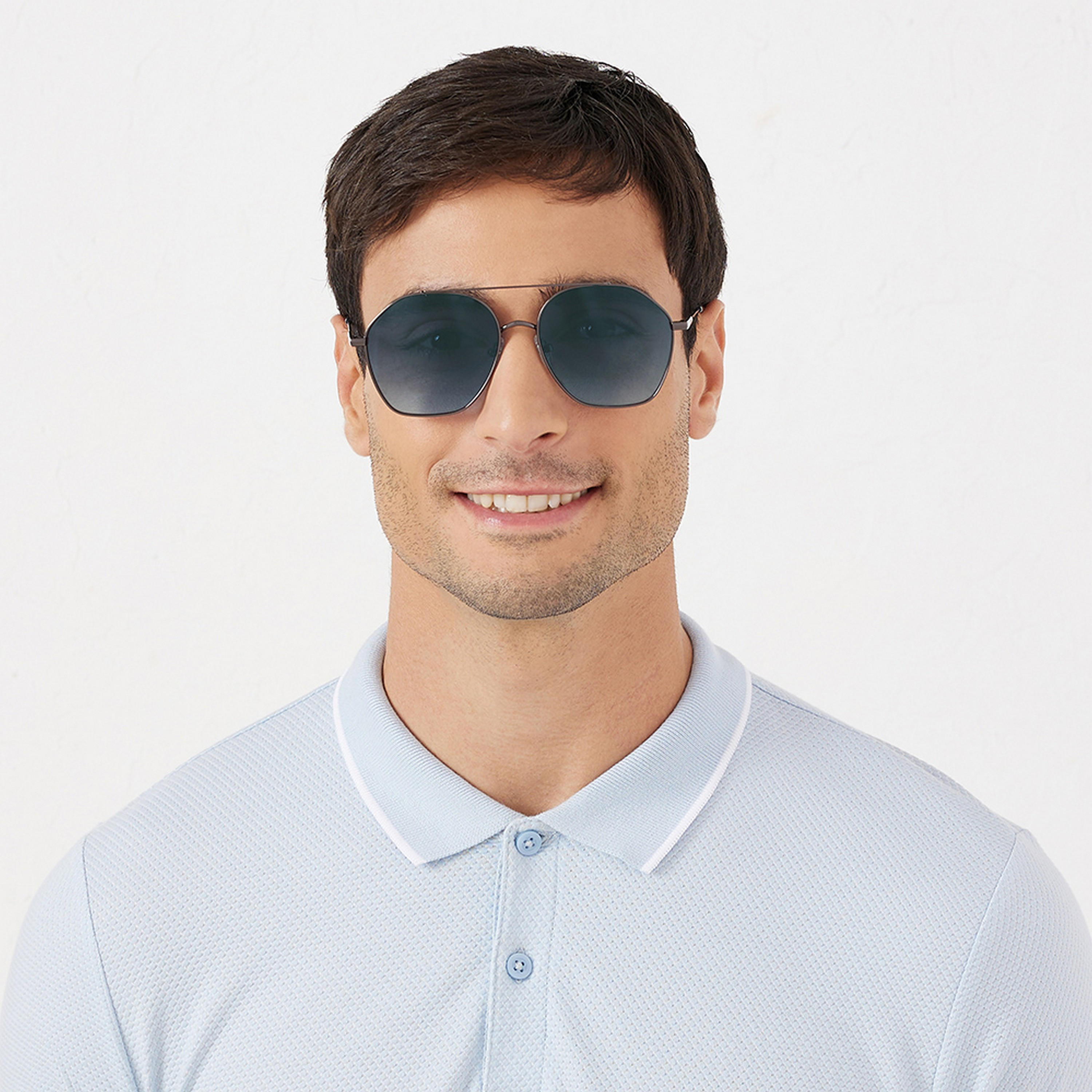 نظارة شمسية بعدساتا زرقاء ذات أفياتور من 30 سندايز جيت سيت مع 57 مم -men-sunglasses-image-5