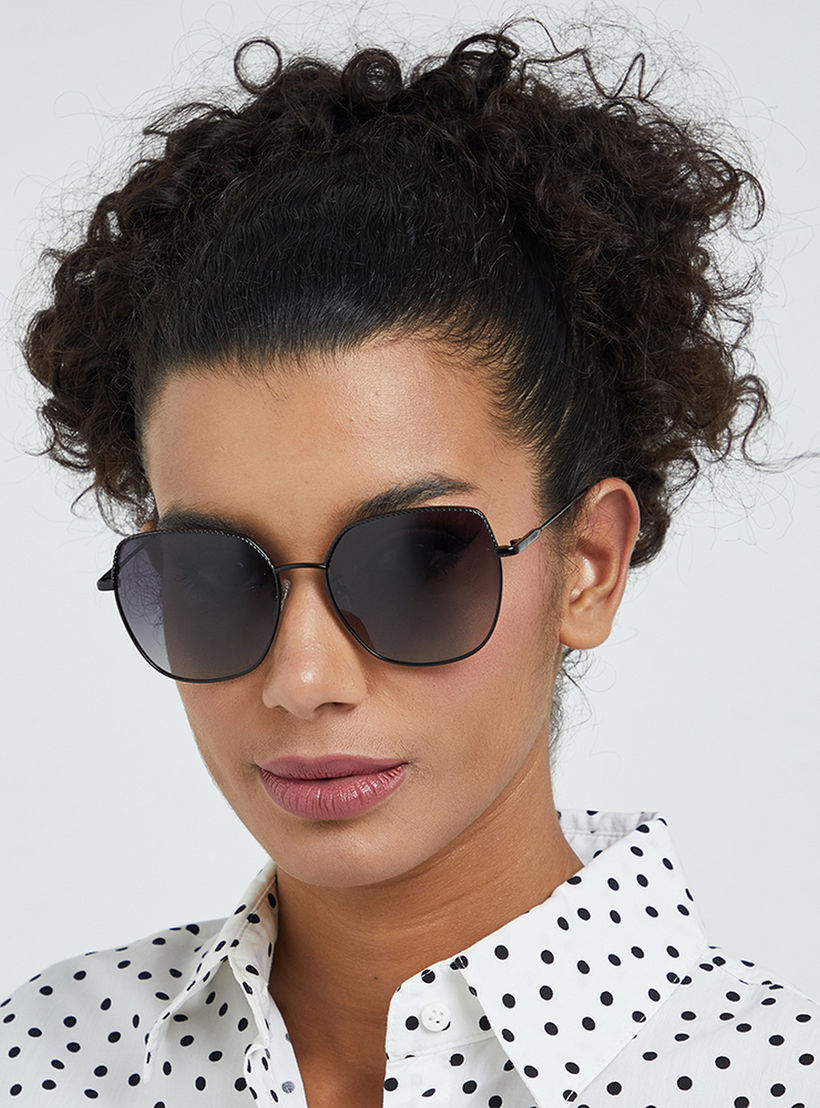30Sundays Women Grey Lens 59 mm Cat Eye Sunglasses | 30S-000225-0101-women-sunglasses-image-5