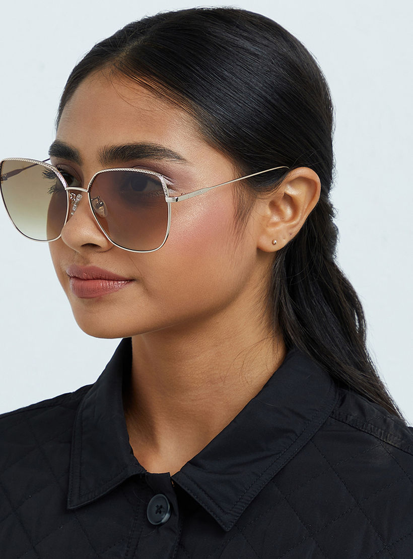 30Sundays Women Brown Lens 59 mm Cat Eye Sunglasses | 30S-000225-2904-women-sunglasses-image-6