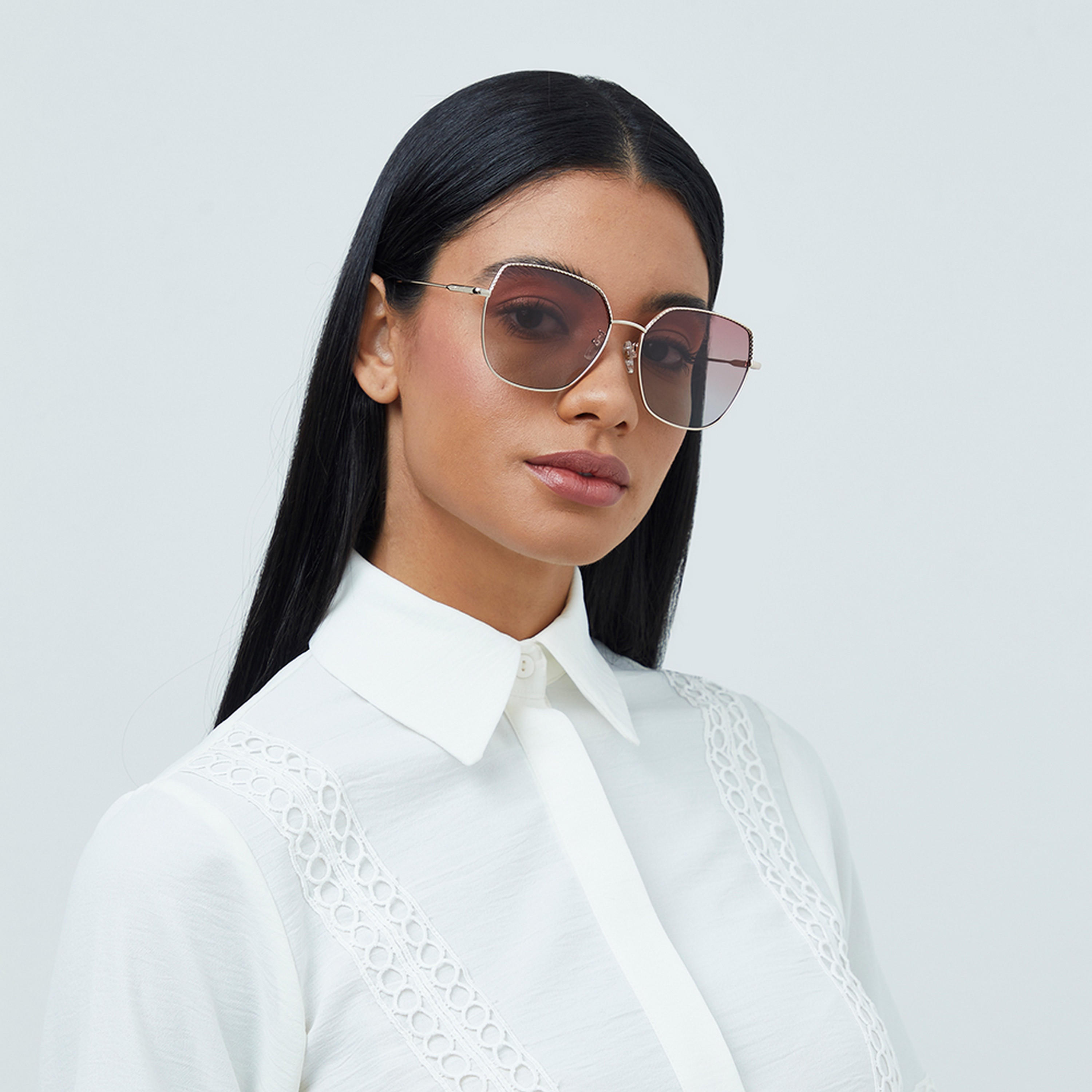30Sundays SAGE Pink Lens 59 mm Cat Eye Sunglasses -women-sunglasses-image-5
