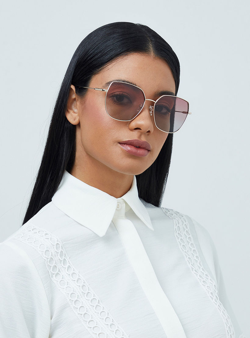 30Sundays SAGE Pink Lens 59 mm Cat Eye Sunglasses -women-sunglasses-image-5