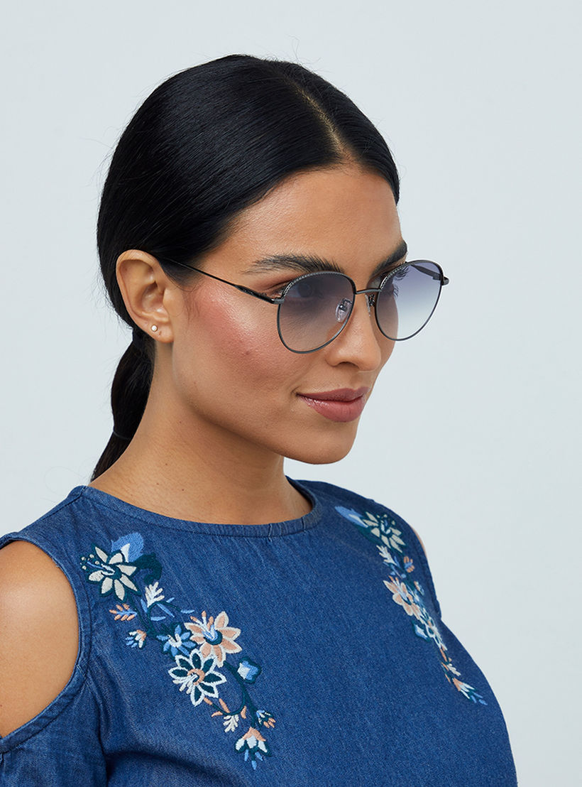 30Sundays Women Grey Lens 54 mm Round Sunglasses | 30S-000226-0707-women-sunglasses-image-6