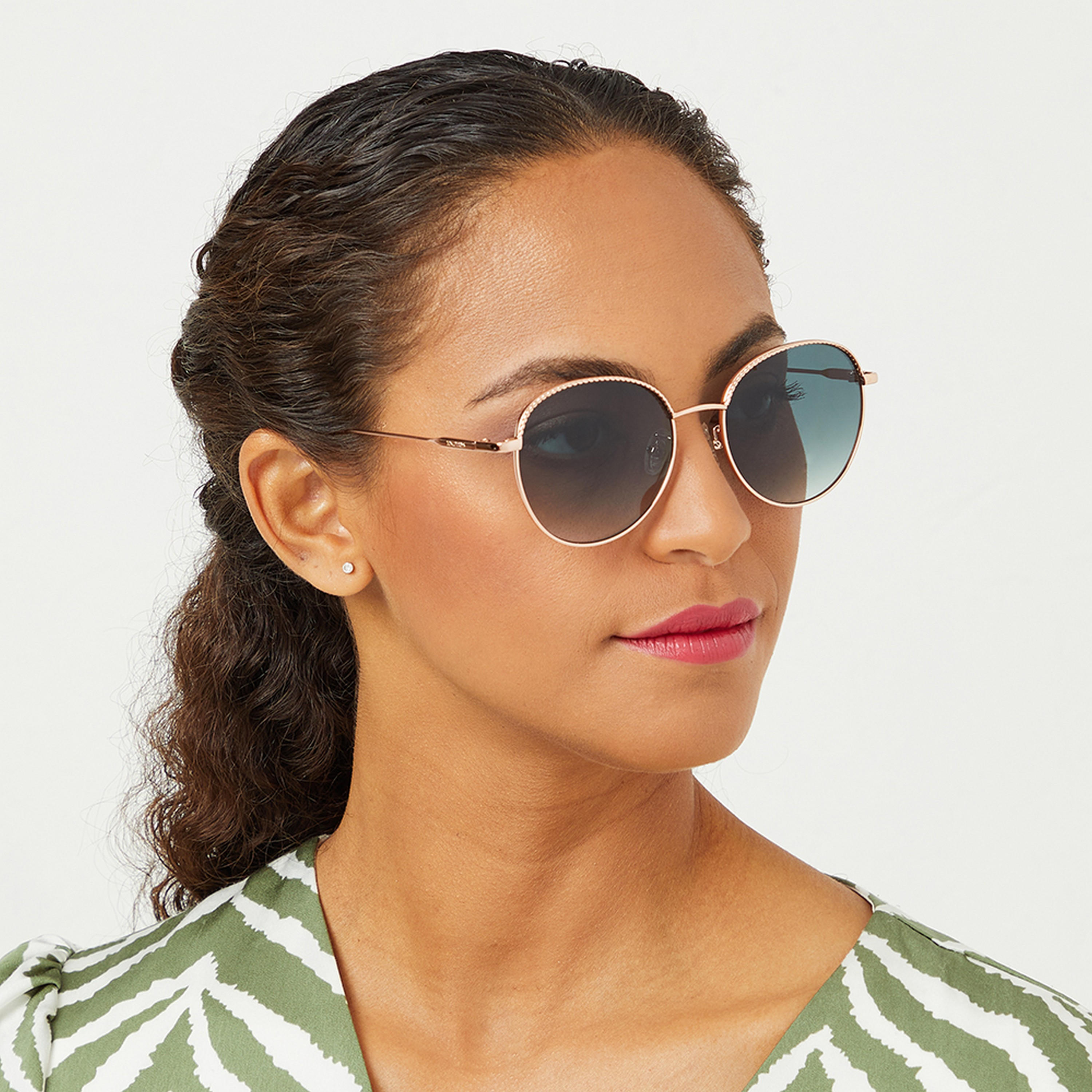 نظارة شمسية بعدسات مستديرة ذات خضراء من 30 ساندايز فورجيت مي نوت مع 54 مم -women-sunglasses-image-5