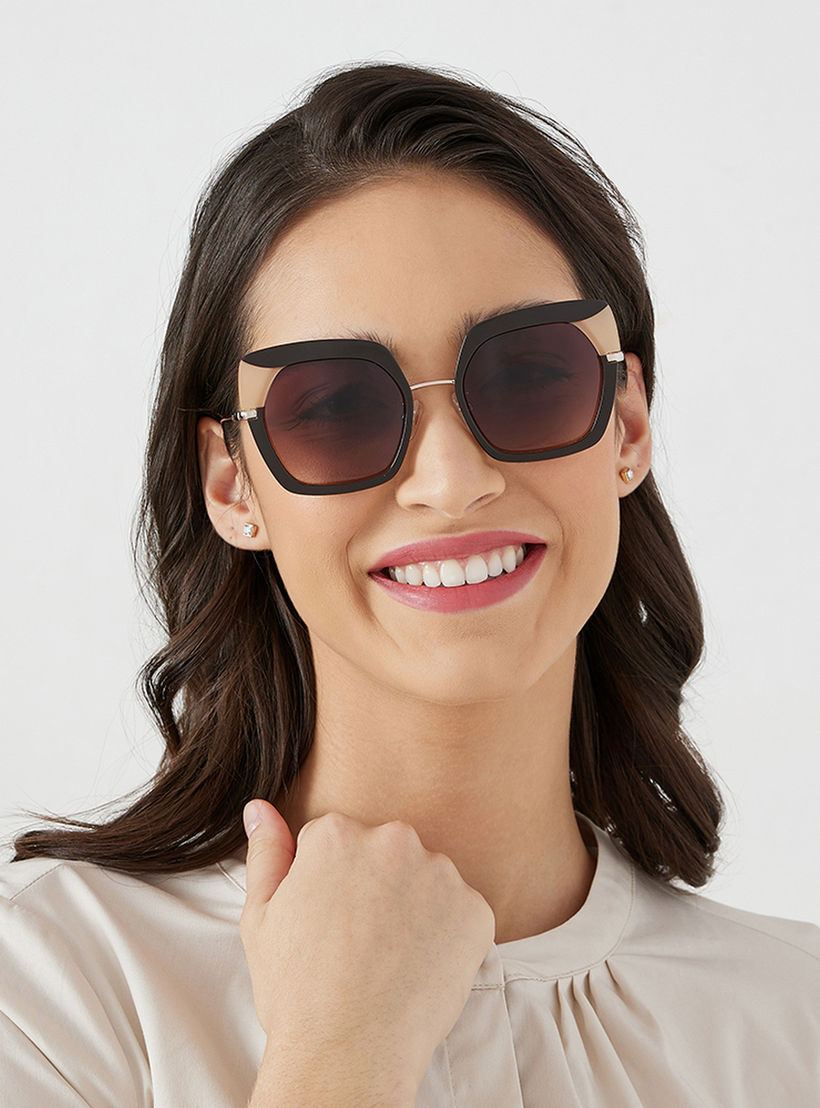 30S-000227-0404 | نظارة شمسية بعدسات بنية ذات كات آي من 30 سنديز للنساء مع 52 مم-women-sunglasses-image-5