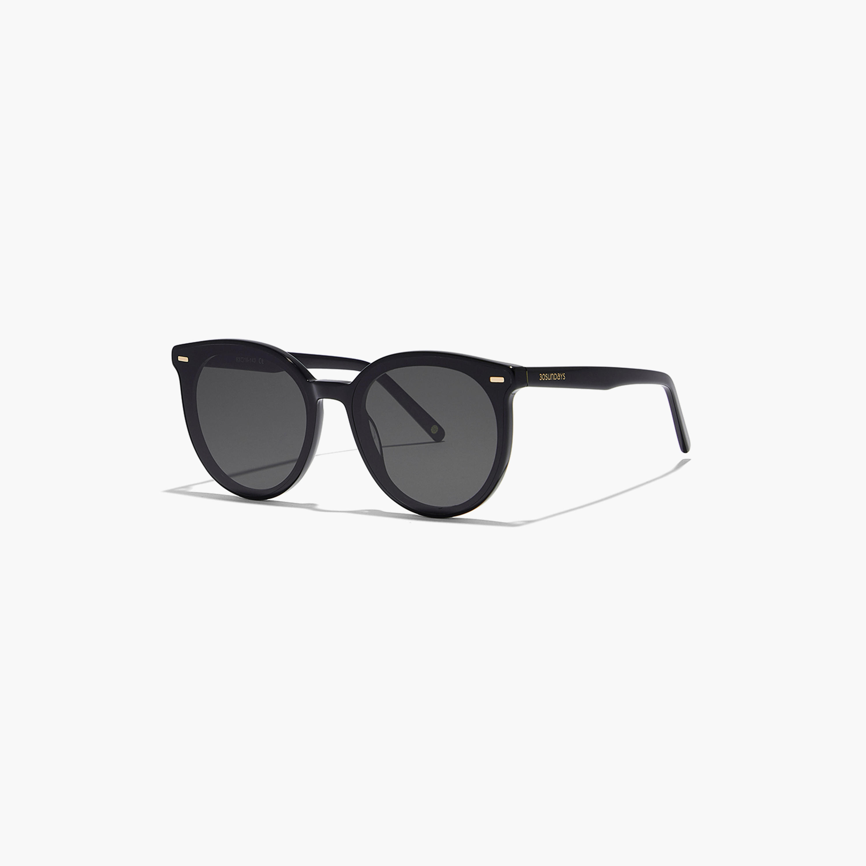 نظارة شمسية بعدسات سوداء ذات مستديرة من 30 ساندايز هيرا مع 64 مم -women-sunglasses-image-1