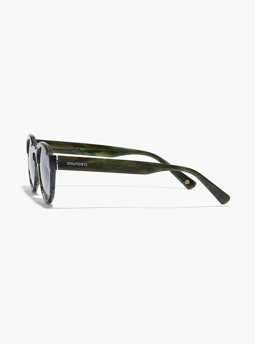 30Sundays Men Blue Lens 46 mm Round Sunglasses | 30S-000235-1302-men-sunglasses-image-4