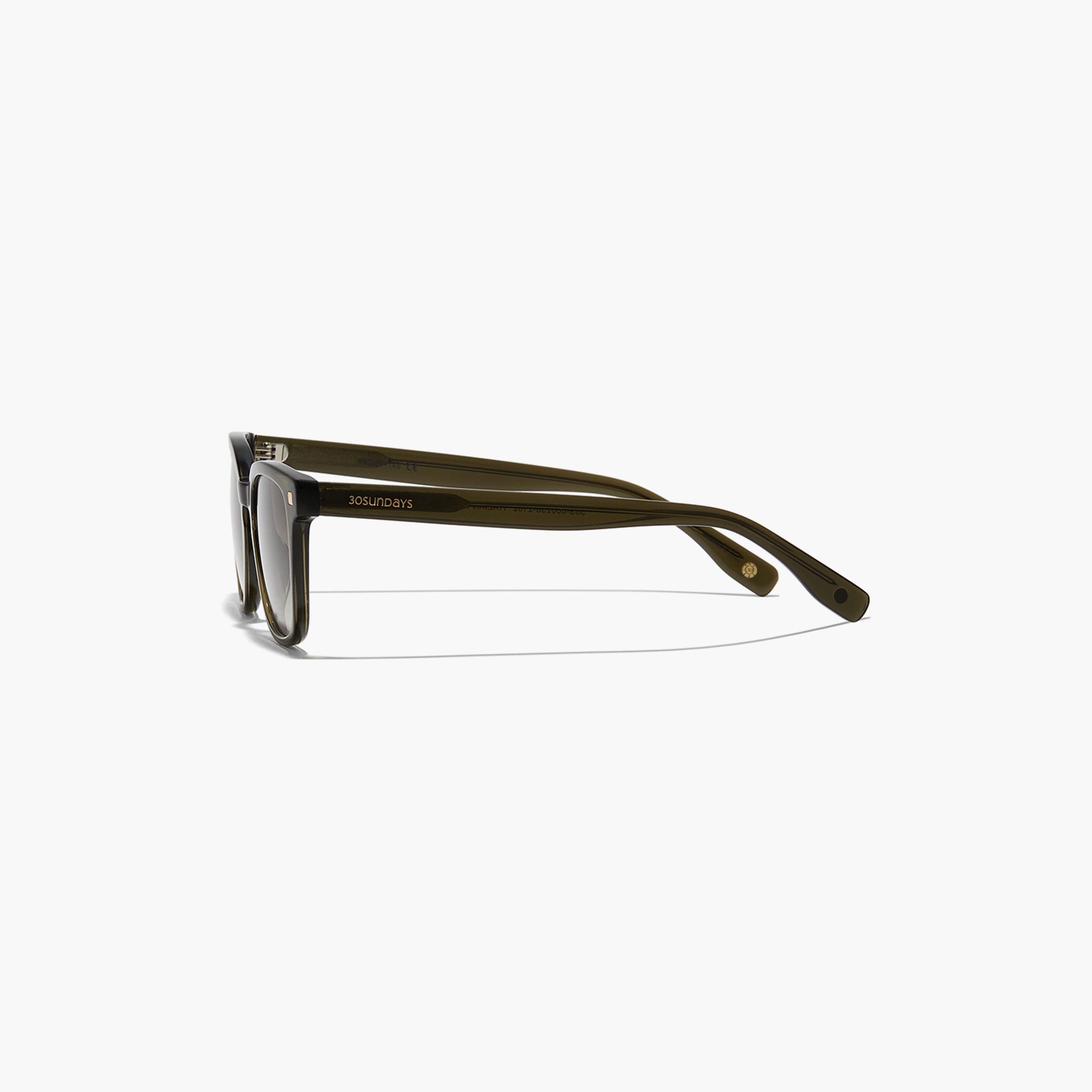 30Sundays Unisex Green Lens 49 mm Square Sunglasses | 30S-000236-2102-men-sunglasses-image-3