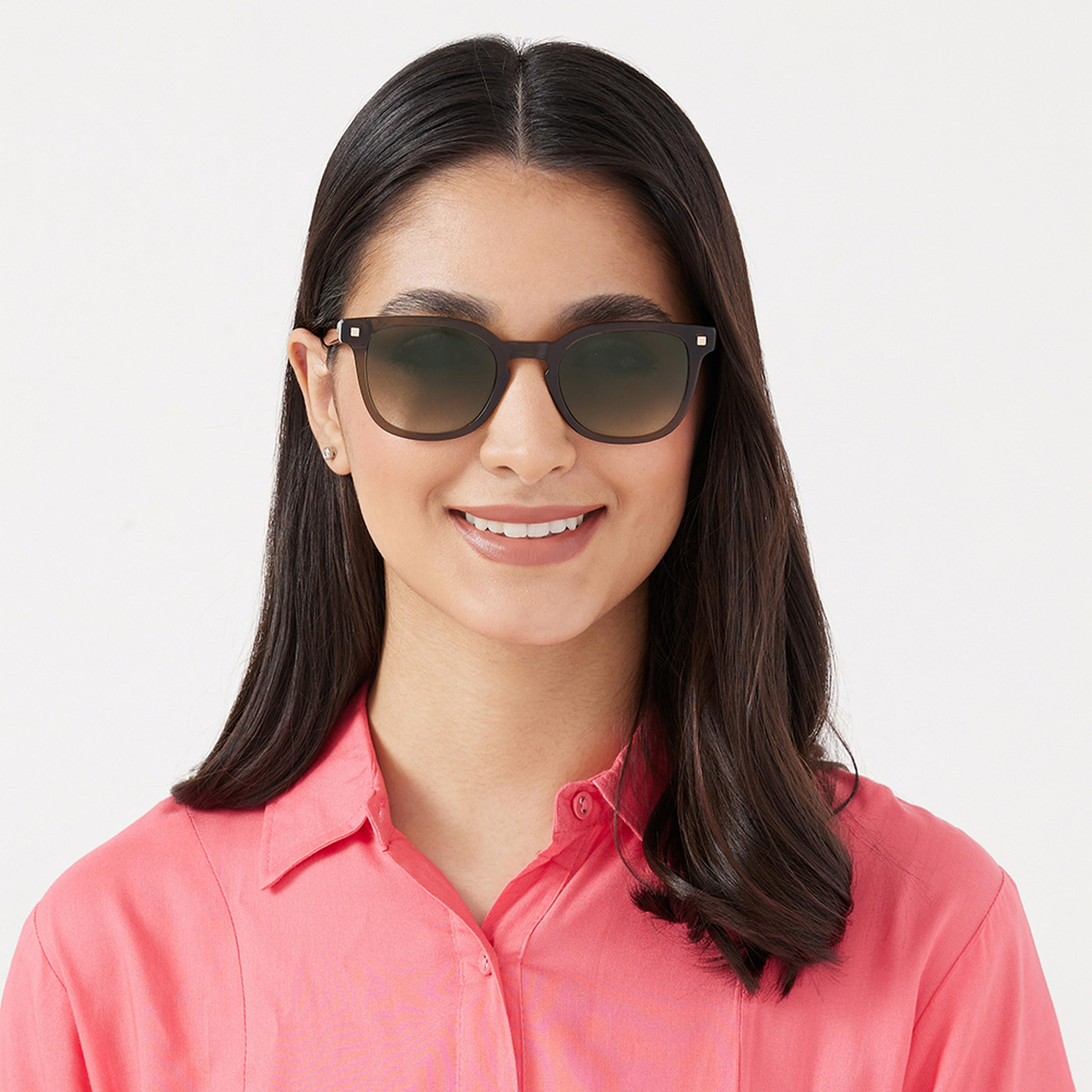 30Sundays Unisex Green Lens 49 mm Square Sunglasses | 30S-000236-2102-men-sunglasses-image-4