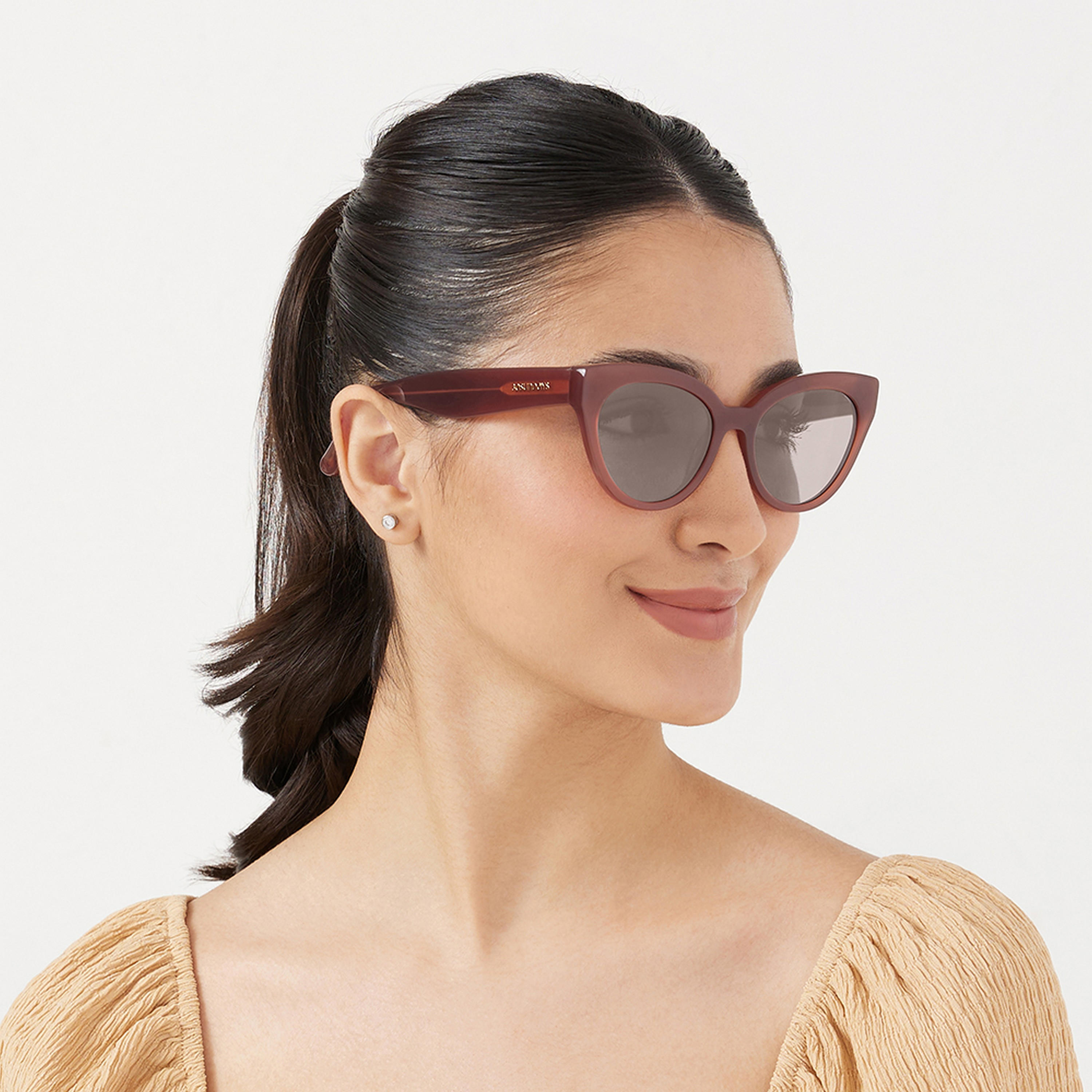 30Sundays Women Brown Lens 54 mm Cat Eye Sunglasses | 30S-000239-0909-women-sunglasses-image-6