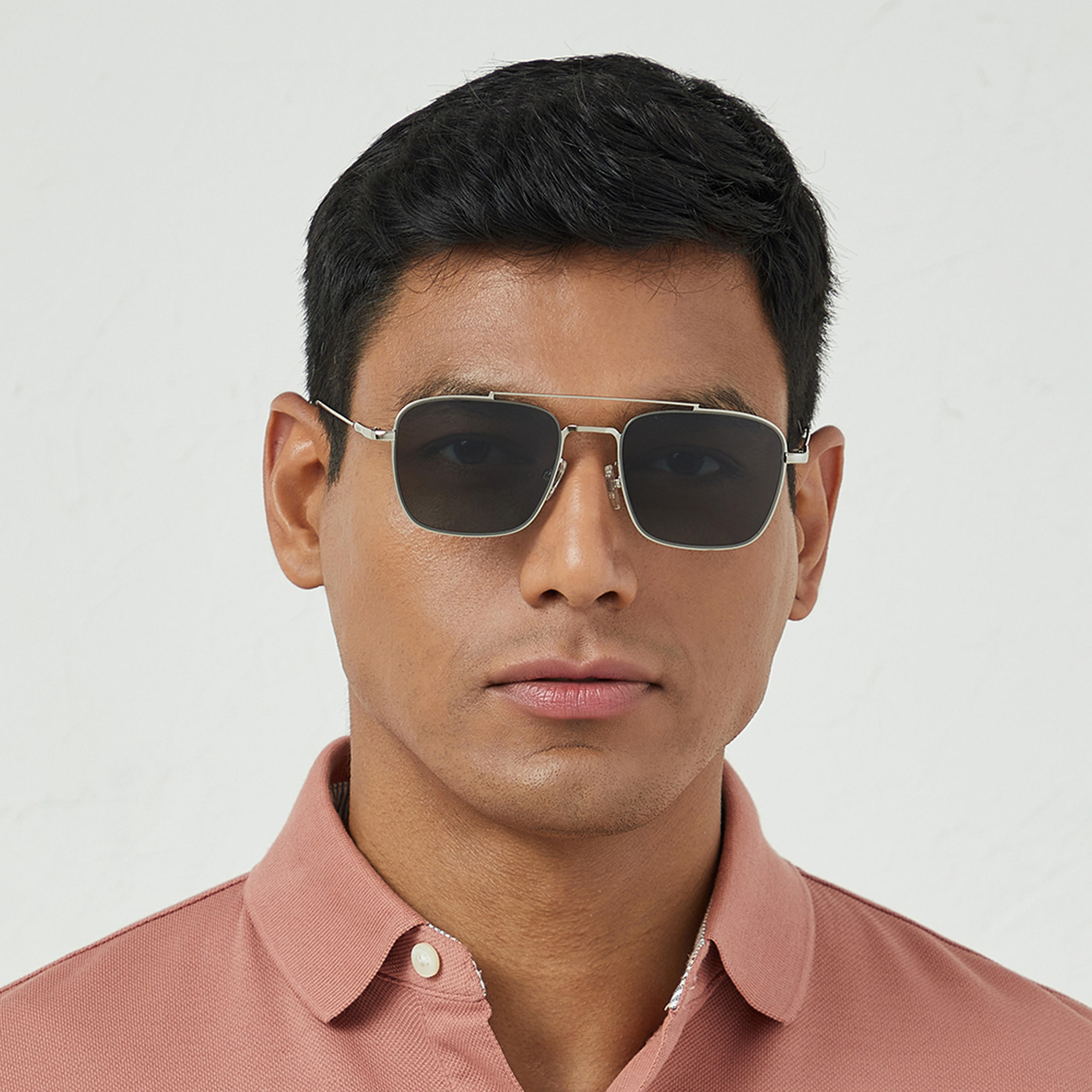 30Sundays Men Grey Lens 52 mm Navigator Sunglasses | 30S-000241-1201-men-sunglasses-image-5