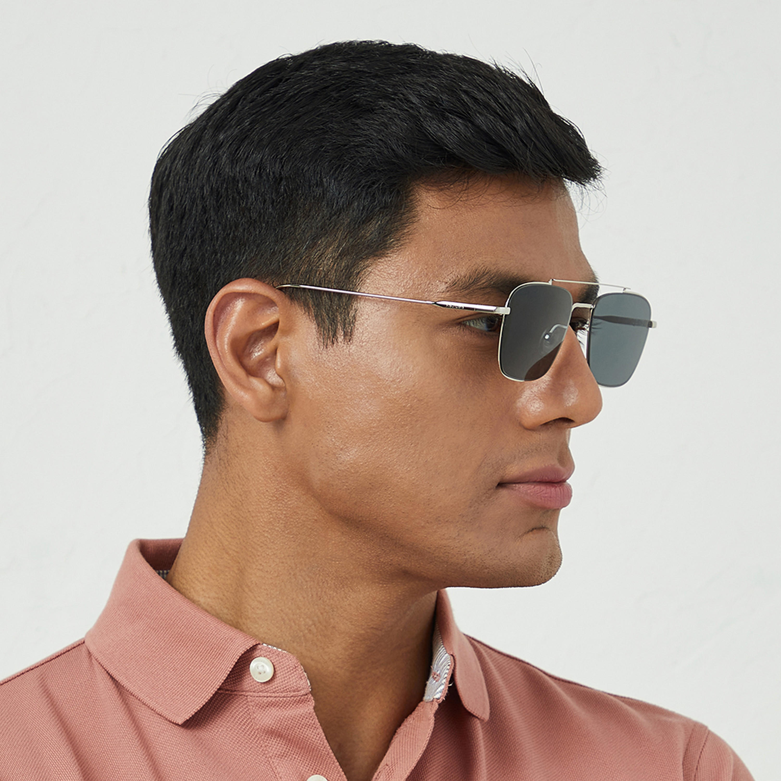 30Sundays Men Grey Lens 52 mm Navigator Sunglasses | 30S-000241-1201-men-sunglasses-image-6