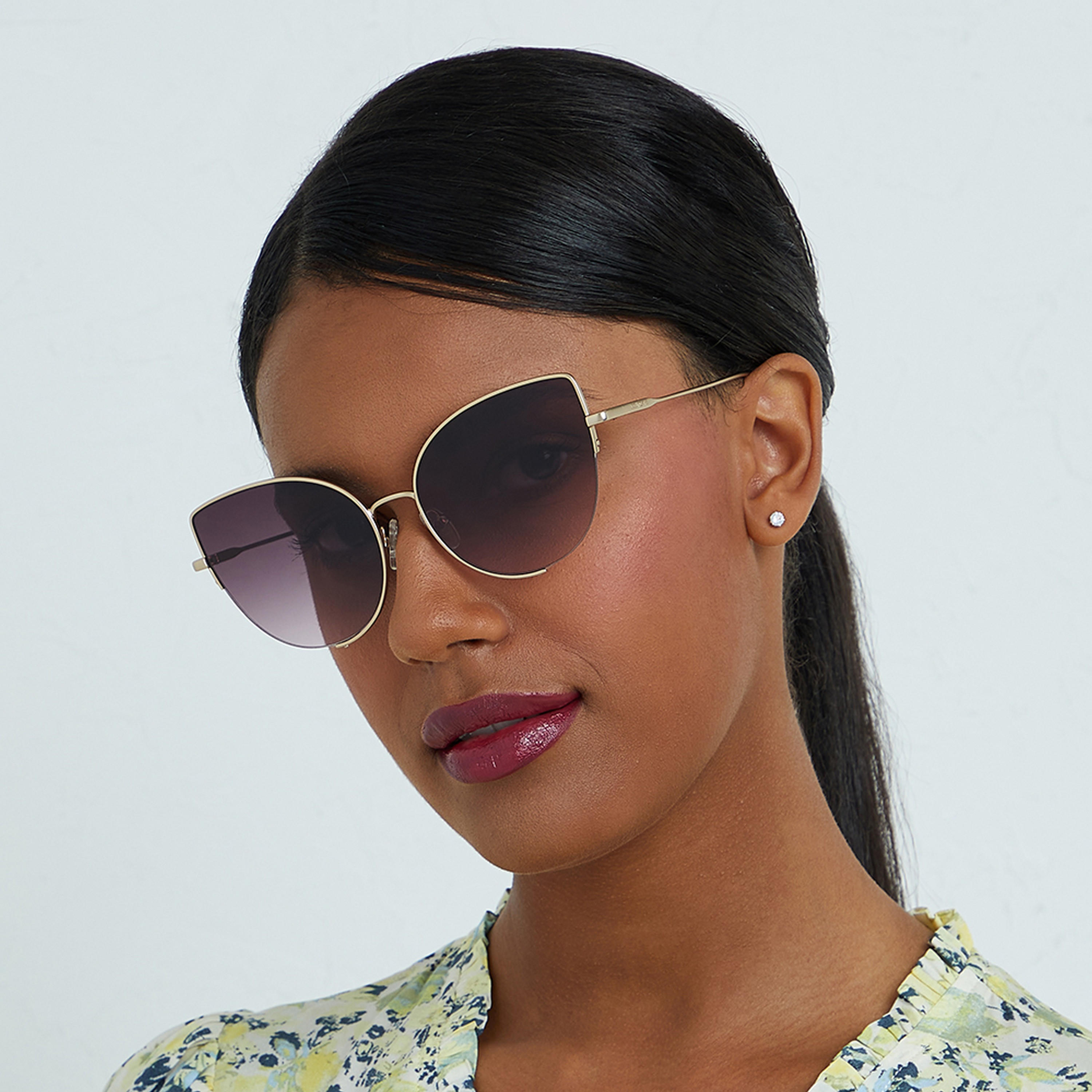 نظارة شمسية بعدسات بنفسجية ذات كات آي من 30 سنديز كوليت مع 57 مم -women-sunglasses-image-5