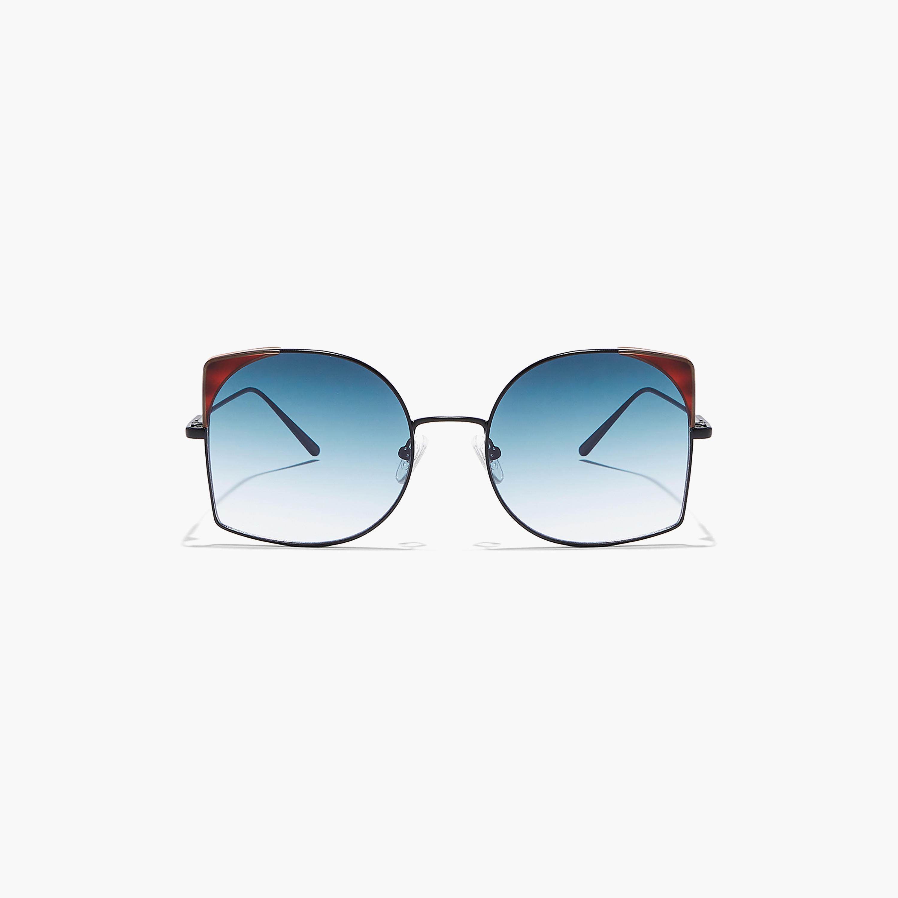 30Sundays Women Blue Lens 57 mm Oversized Sunglasses | 30S-000244-0102-women-sunglasses-image-2