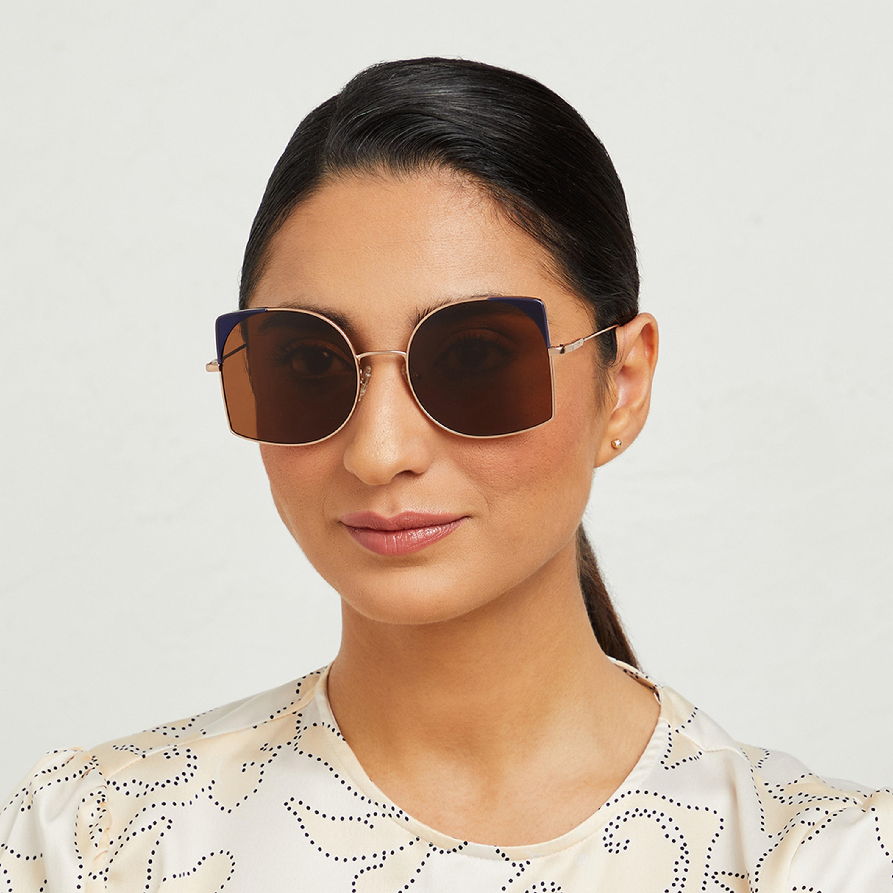30Sundays Women Brown Lens 57 mm Oversized Sunglasses | 30S-000244-2304-women-sunglasses-image-4
