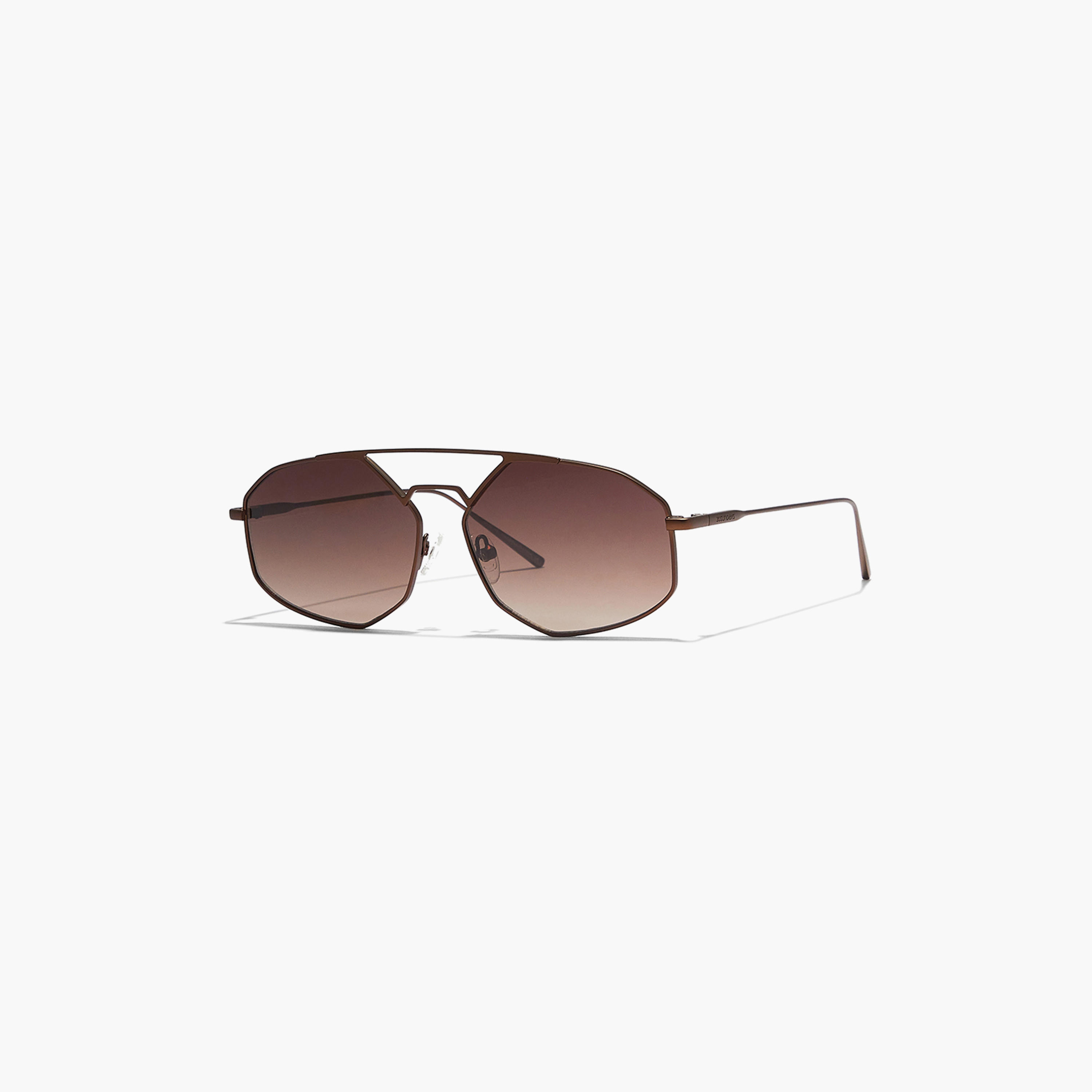 30Sundays Men Brown Lens 61 mm Geometric Sunglasses | 30S-000246-0404-men-sunglasses-image-1
