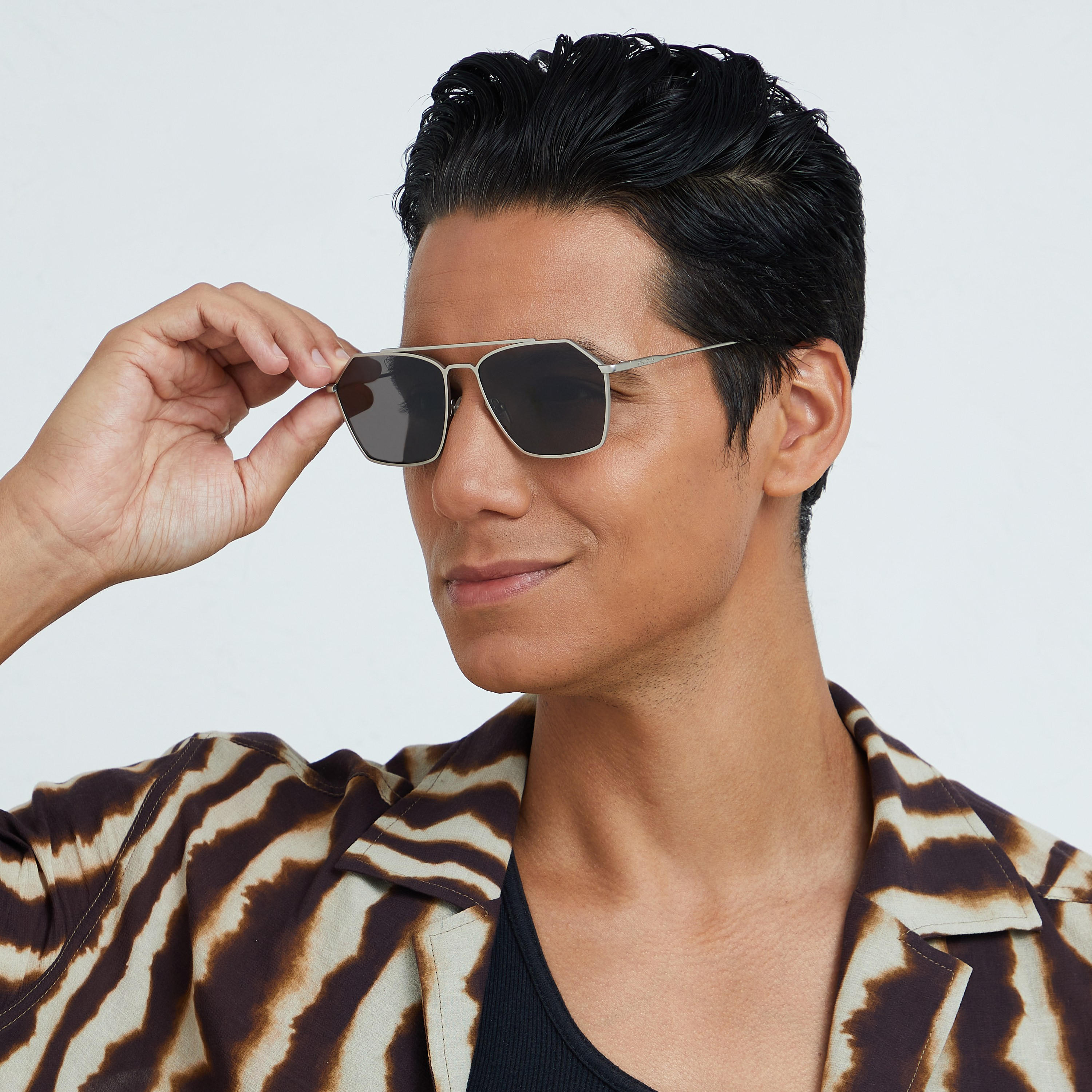 30Sundays FIGARO  Grey Lens 57 mm Geometric Sunglasses -men-sunglasses-image-5