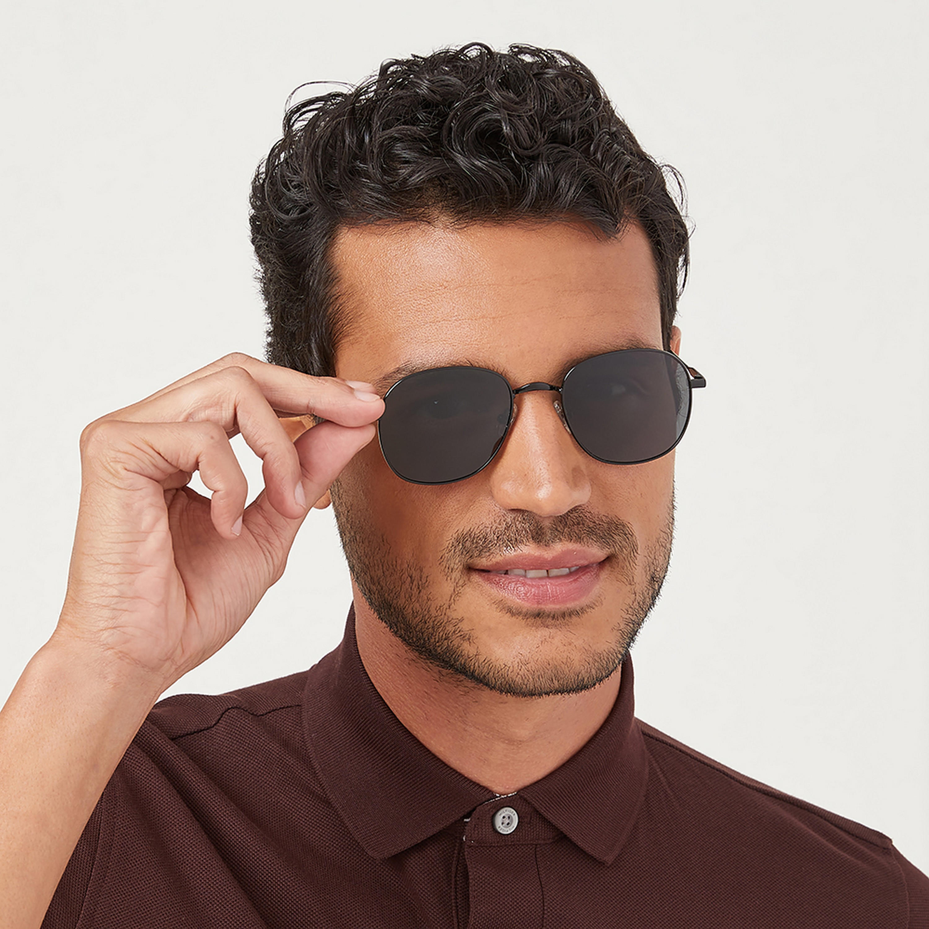 30Sundays BOUND  Black Lens 53 mm Aviator Sunglasses -men-sunglasses-image-4