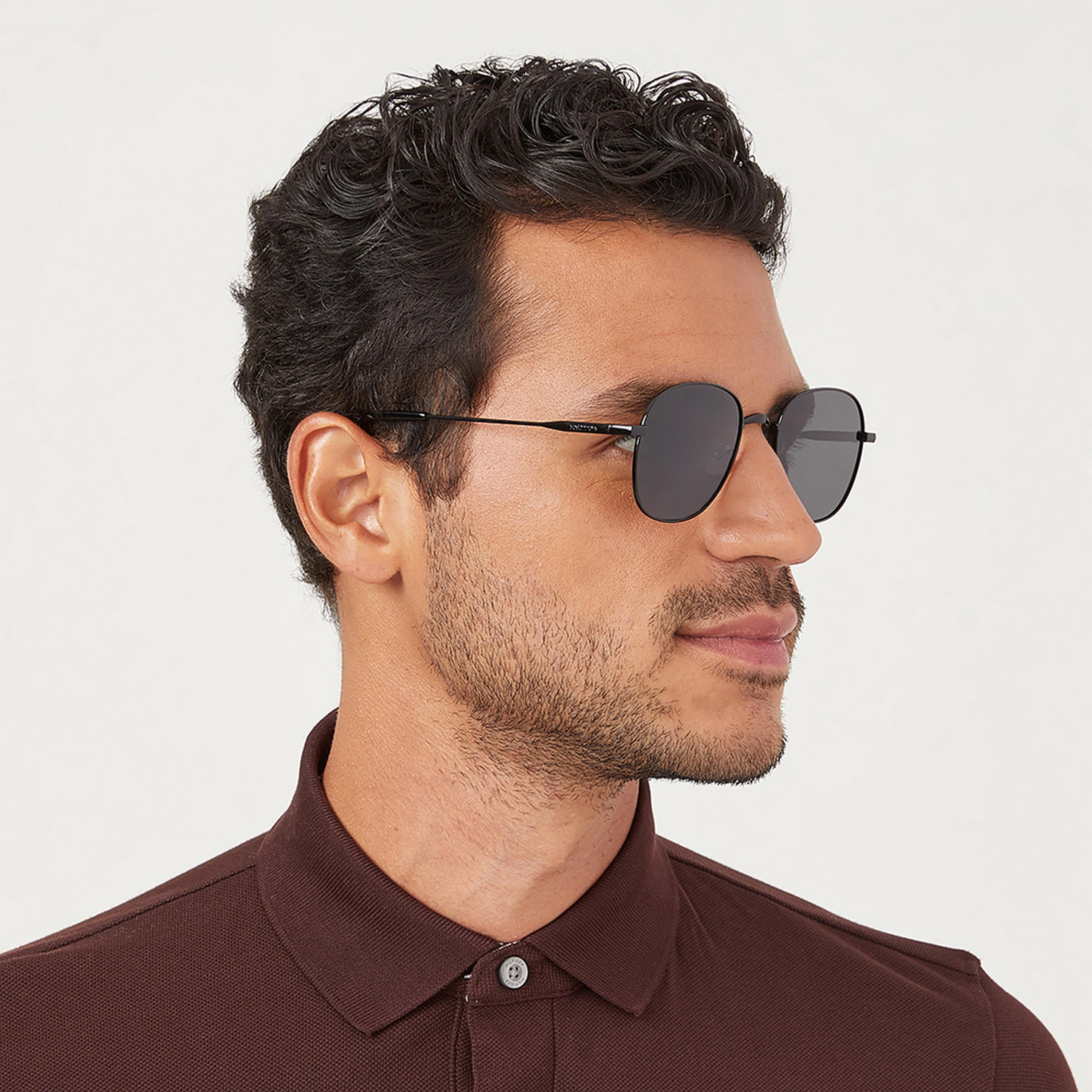 نظارة شمسية بعدسات سوداء ذات افياتور من 30 ساندايز باوند مع 53 مم -men-sunglasses-image-5