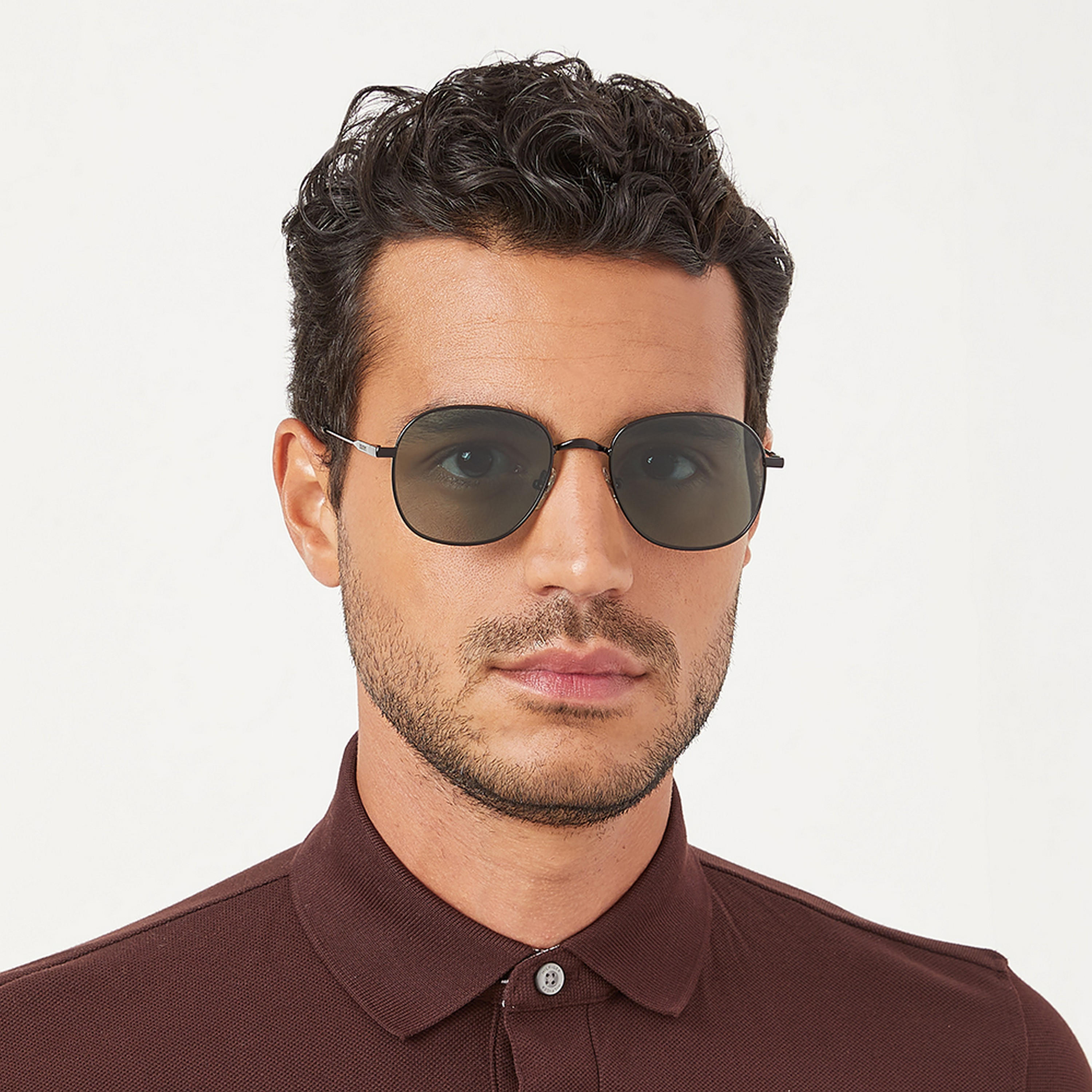 30Sundays Men Green Lens 53 mm Aviator Sunglasses | 30S-000248-0106-men-sunglasses-image-5
