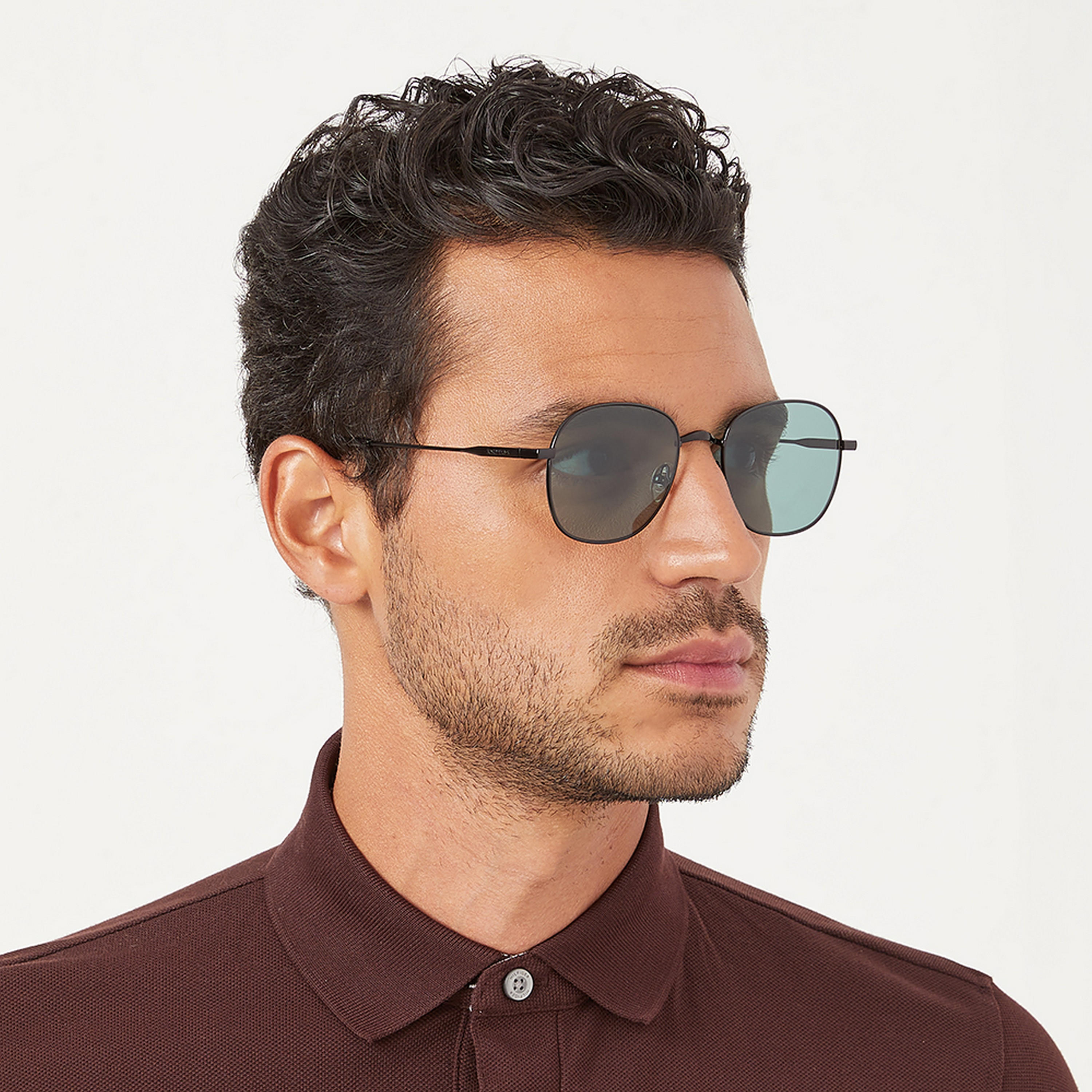 30Sundays Men Green Lens 53 mm Aviator Sunglasses | 30S-000248-0106-men-sunglasses-image-6