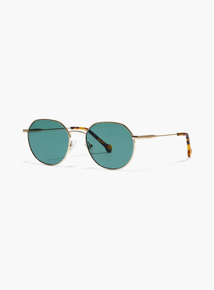 30Sundays Men Green Lens 53 mm Round Sunglasses | 30S-000249-2906-men-sunglasses-image-1