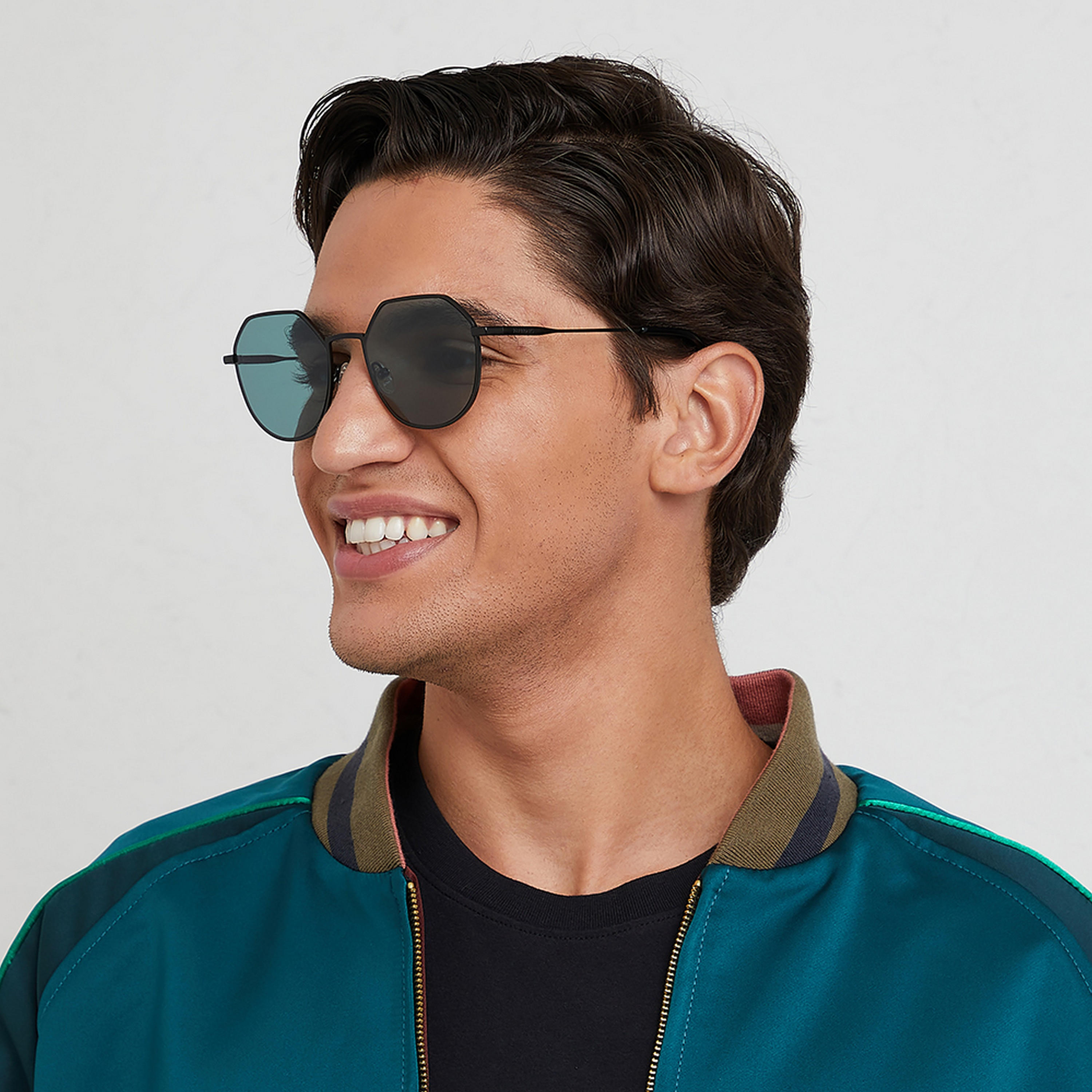 30Sundays TURN UP II  Green Lens 55 mm Geometric Sunglasses -men-sunglasses-image-5