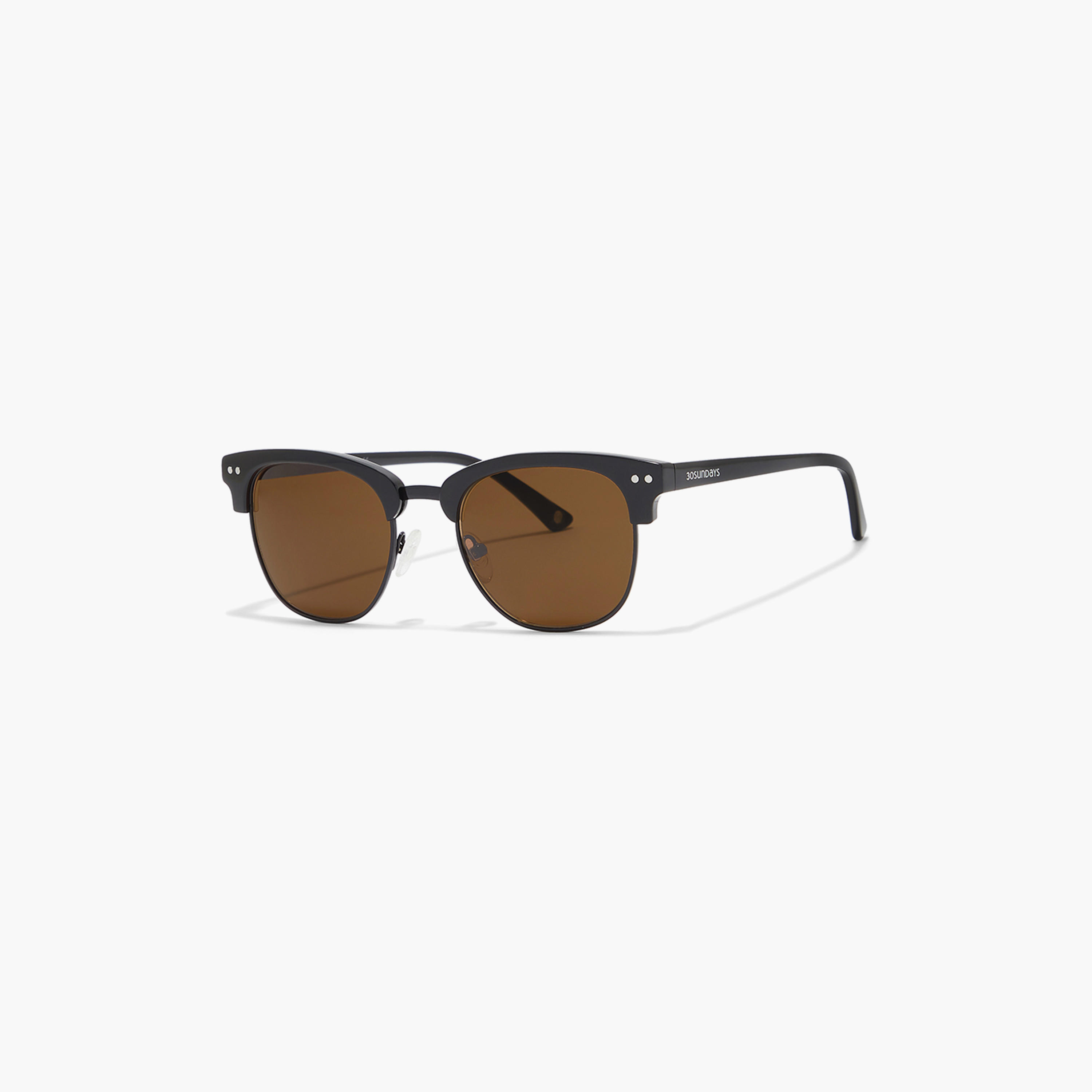 نظارة شمسية بعدسات بنية ذات كلامباستر من 30 ساندايز لومي مع 51 مم -men-sunglasses-image-1